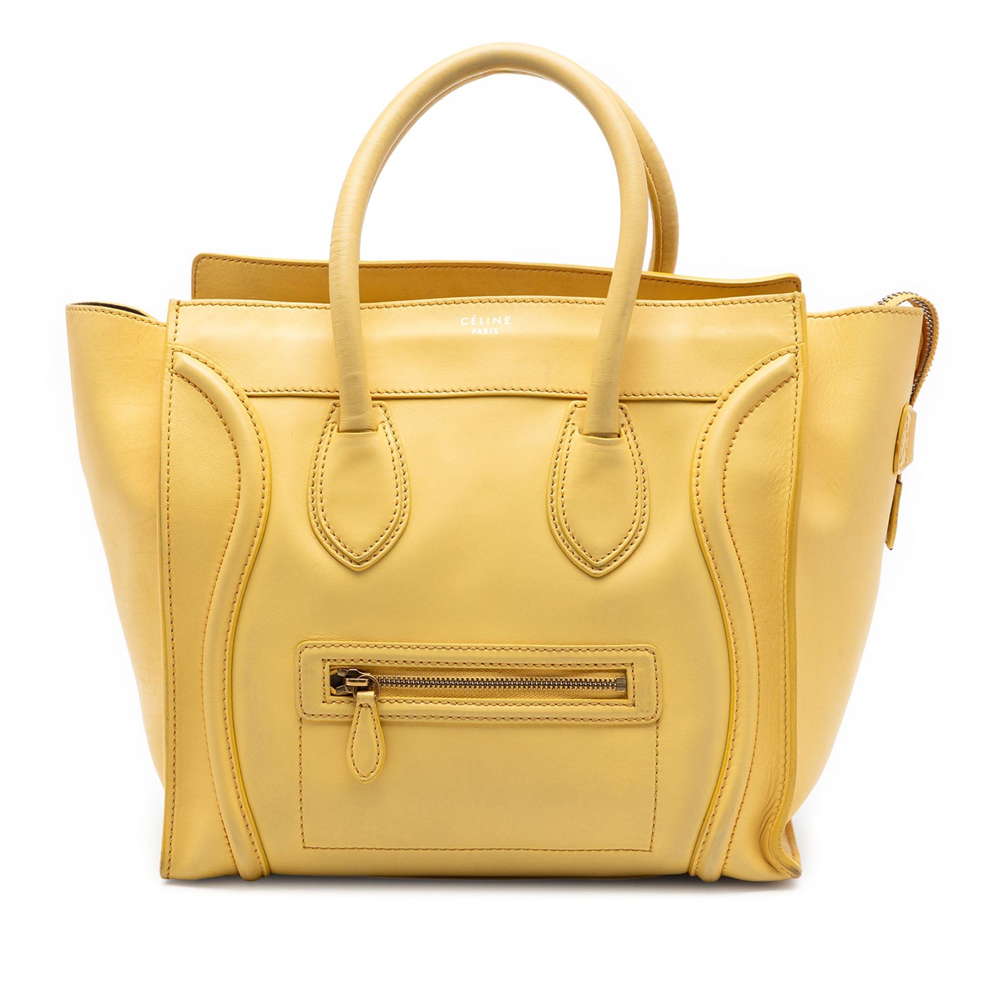 Celine Mini Leather Luggage Tote Size ONE SIZE - 1 Thumbnail