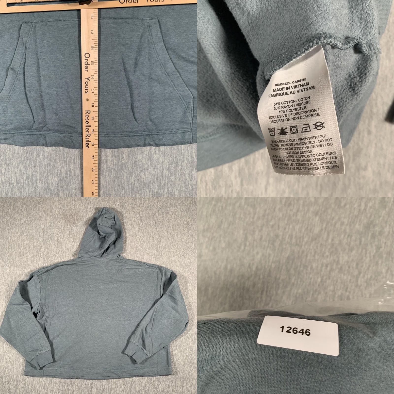 Nike Nike Hoodie Mens Large Gray Pullover Swoosh Kangaroo Pocket Graphic Print Logo Sweatshirt Size US L / EU 52-54 / 3 - 8 Thumbnail