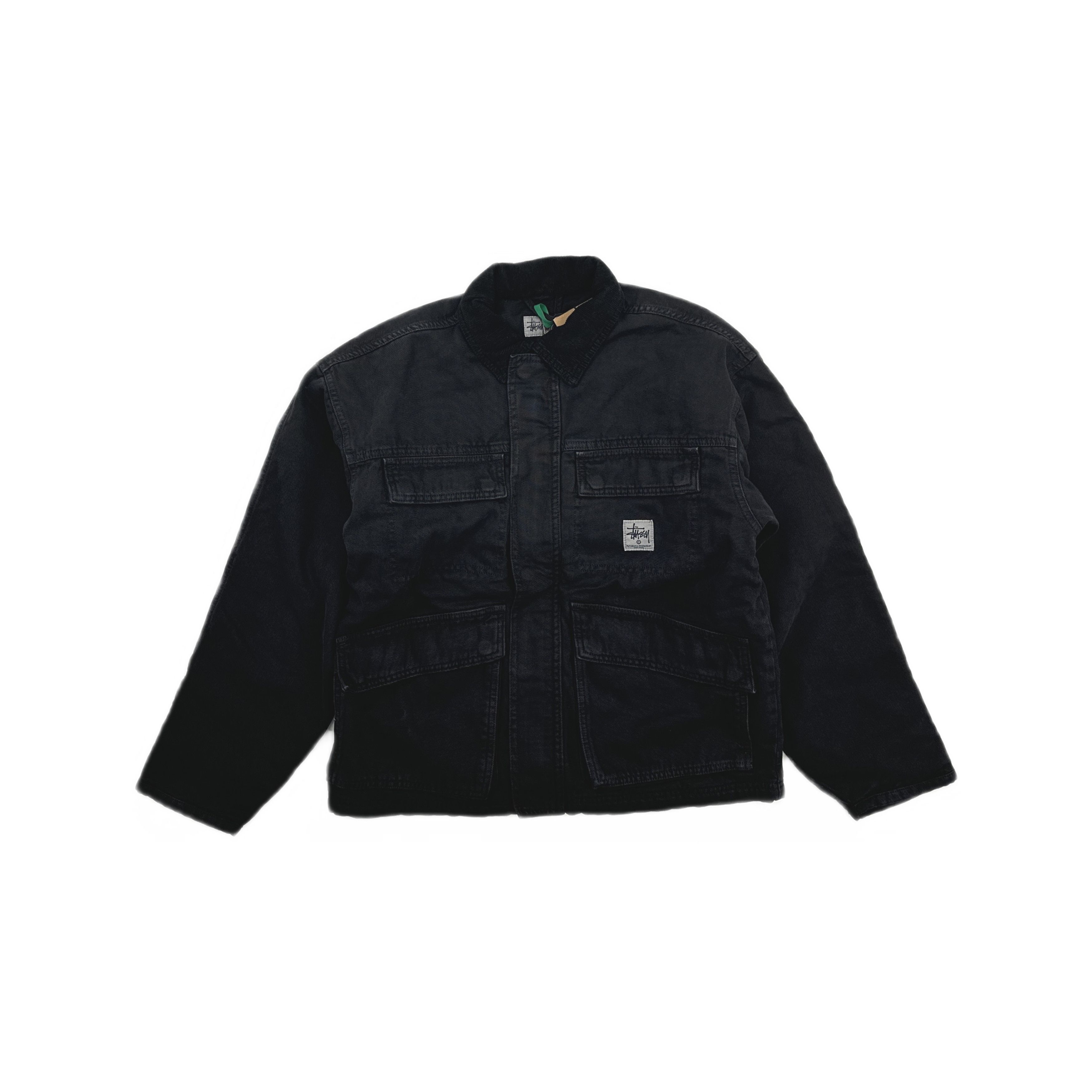 Stussy Stussy S Talk Melton Varsity Jacket Black | Grailed
