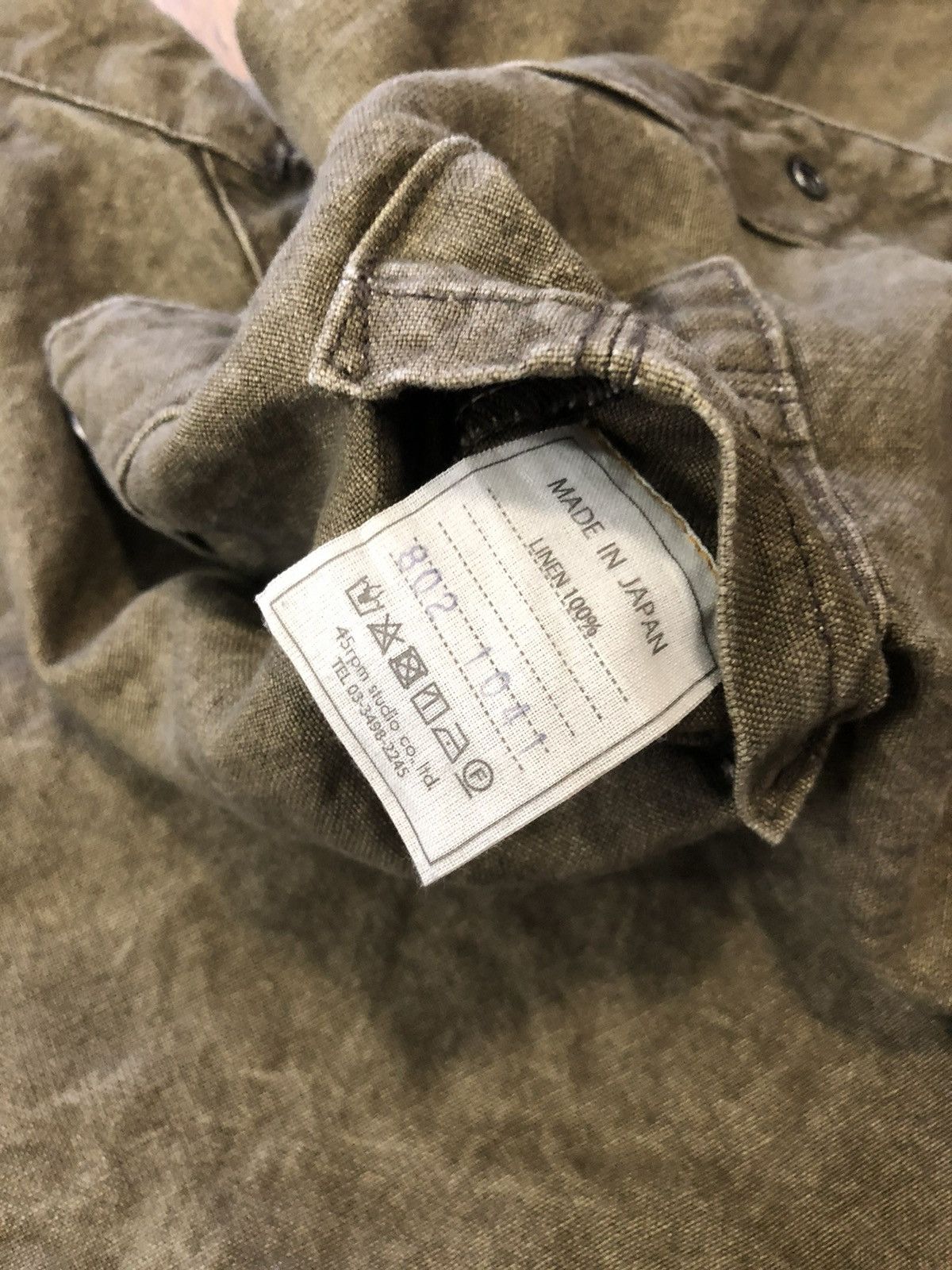 45rpm × Kapital 45rpm Japan rust linen shirt jacket Size US L / EU 52-54 / 3 - 7 Thumbnail