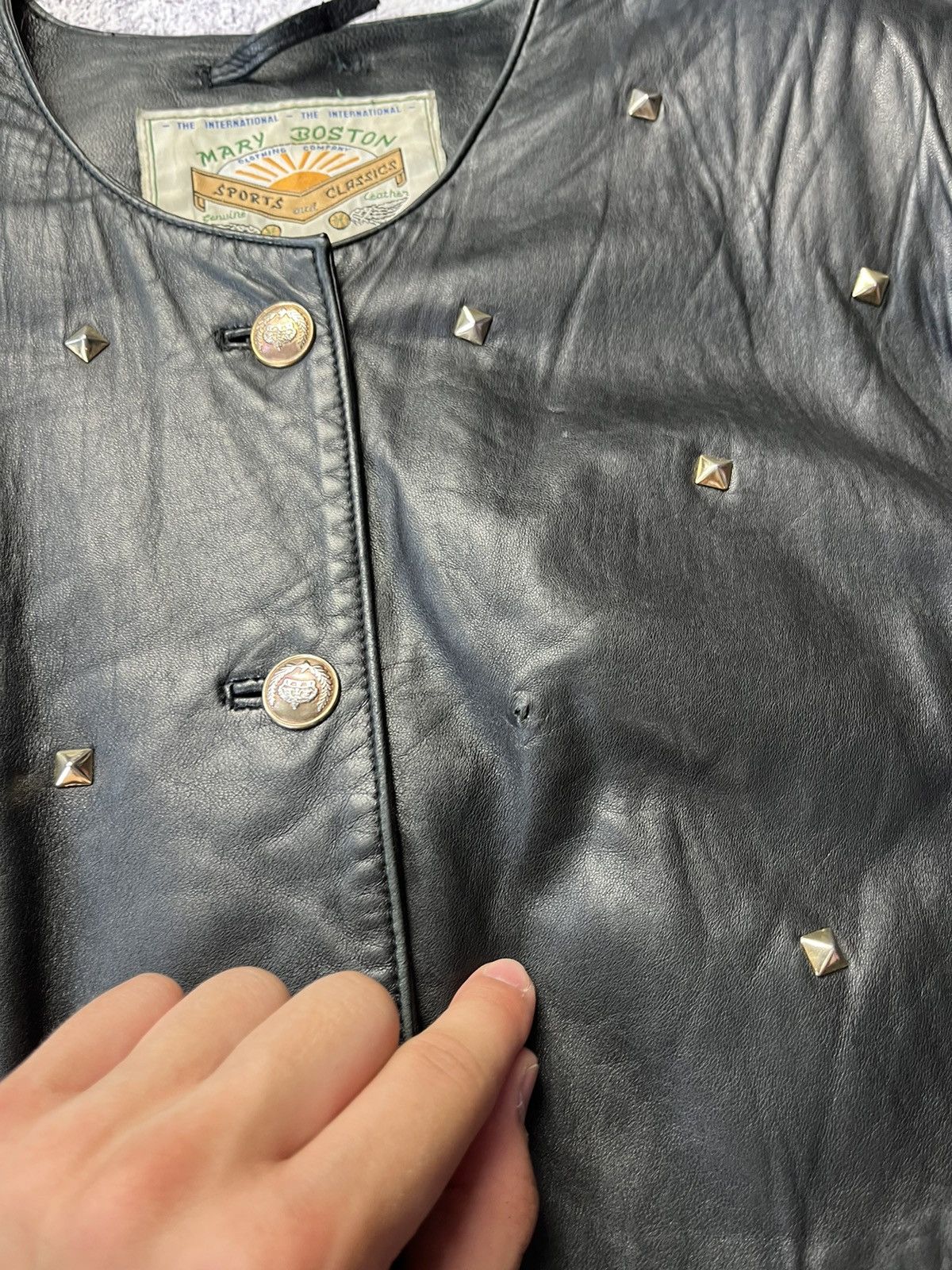 Vintage Crazy True Vintage Cycle Rider Leather Jacket Biker Rare Size S / US 4 / IT 40 - 11 Thumbnail