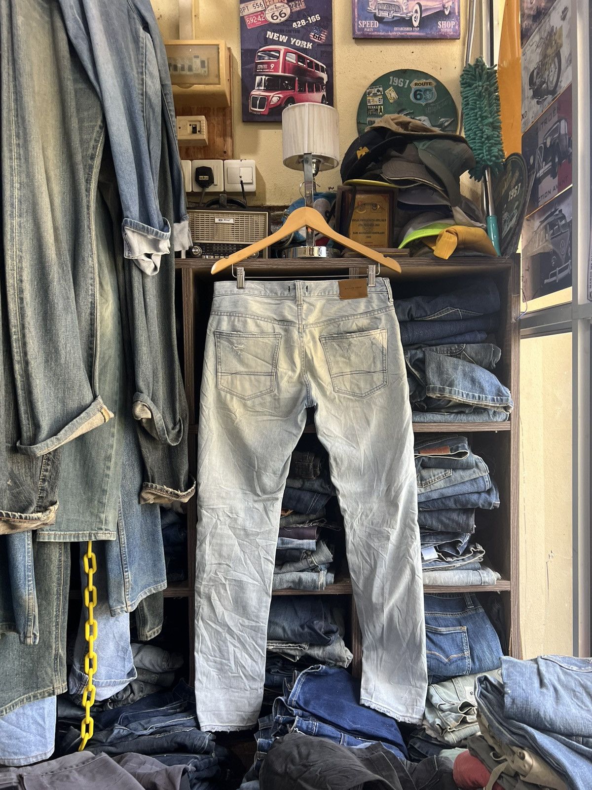 Japanese Brand 🔥Bayflow Denim Slim Skinny Distressed Denim Size US 33 - 3 Thumbnail