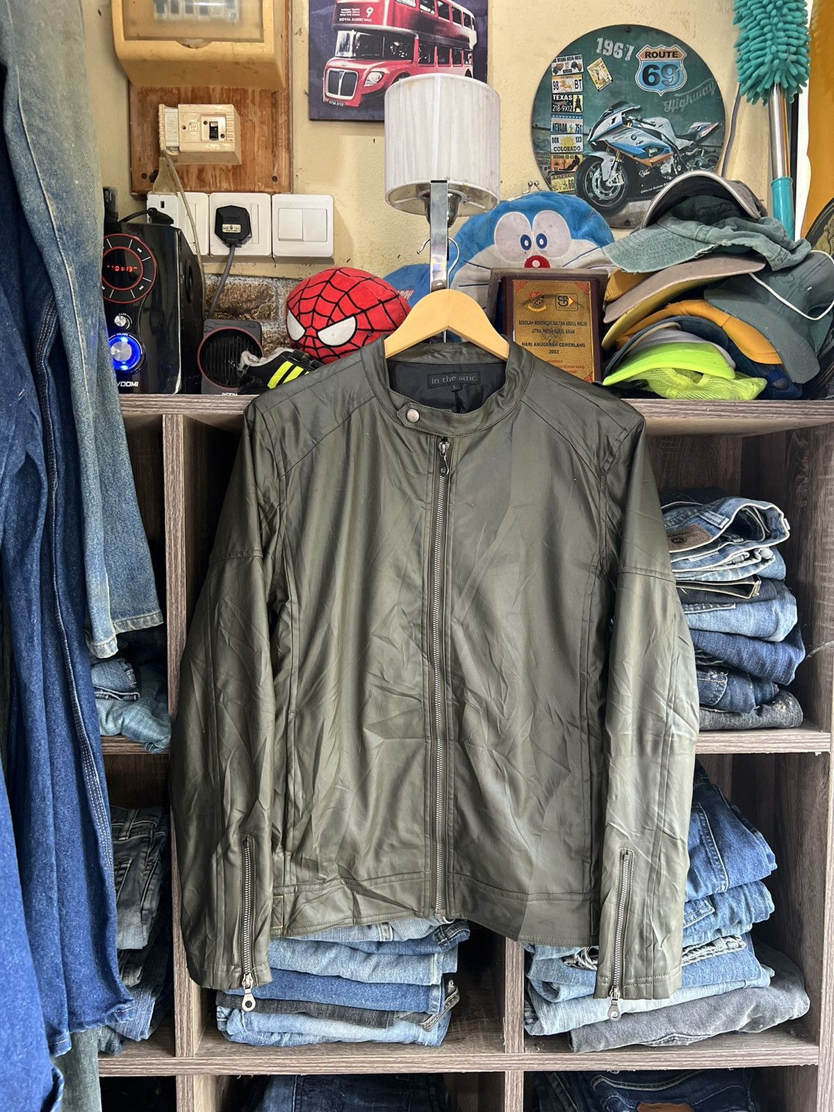 In The Attic 🔥In The Attic Synthetic Leather Jacket Size US S / EU 44-46 / 1 - 1 Thumbnail