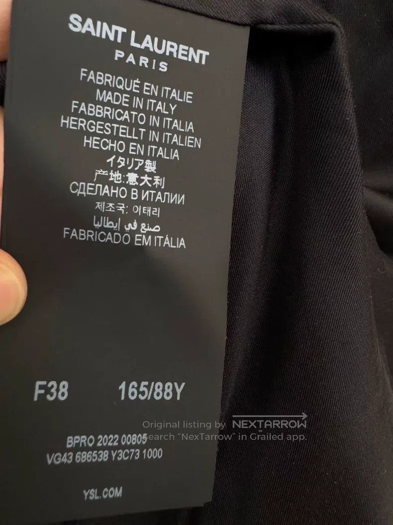 Saint Laurent Paris Heart Jacket