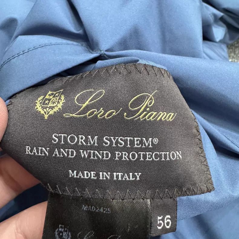 Loro Piana Loro Piana Nylon and Cashmere Two-Sided Windbreaker Size US XL / EU 56 / 4 - 4 Thumbnail