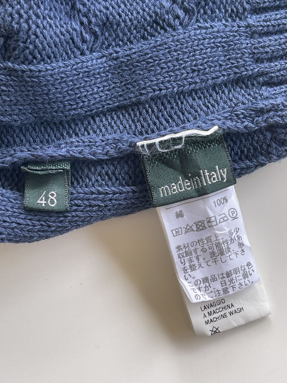 Zanone Zanone Cable Knit Cardigan Size US M / EU 48-50 / 2 - 7 Thumbnail