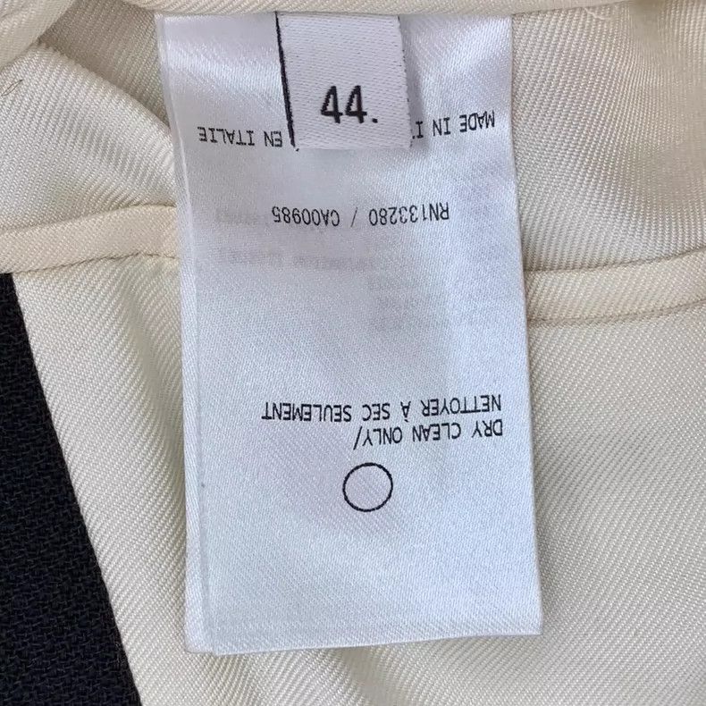 Thom Browne Thom Browne size44 Black wool lapel long sleeve suit Size US S / EU 44-46 / 1 - 7 Thumbnail