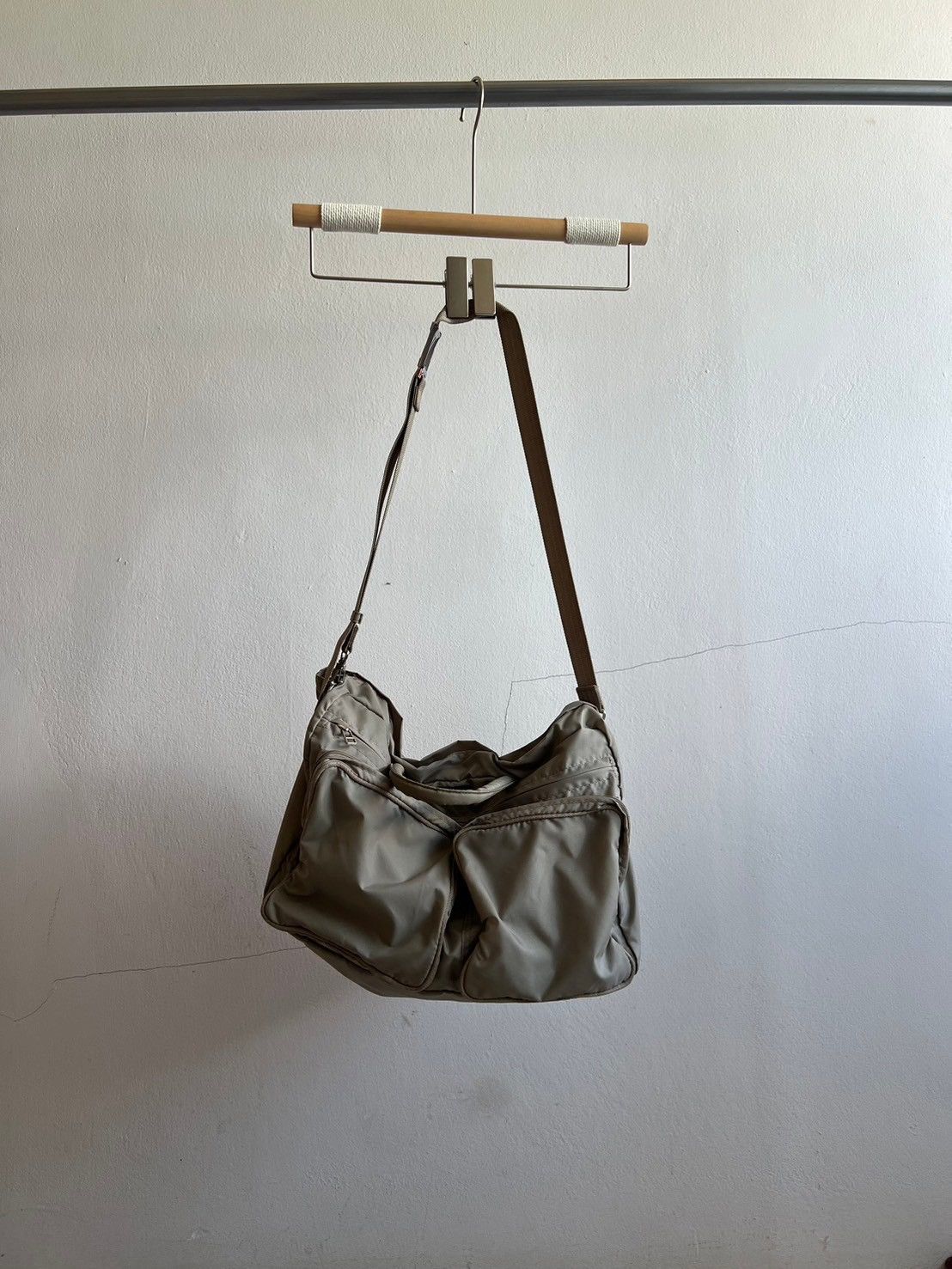 Yohji Yamamoto Y'saccs Pour Femme Multi Pocket Nylon Sling/Hand Bag Size ONE SIZE - 4 Thumbnail