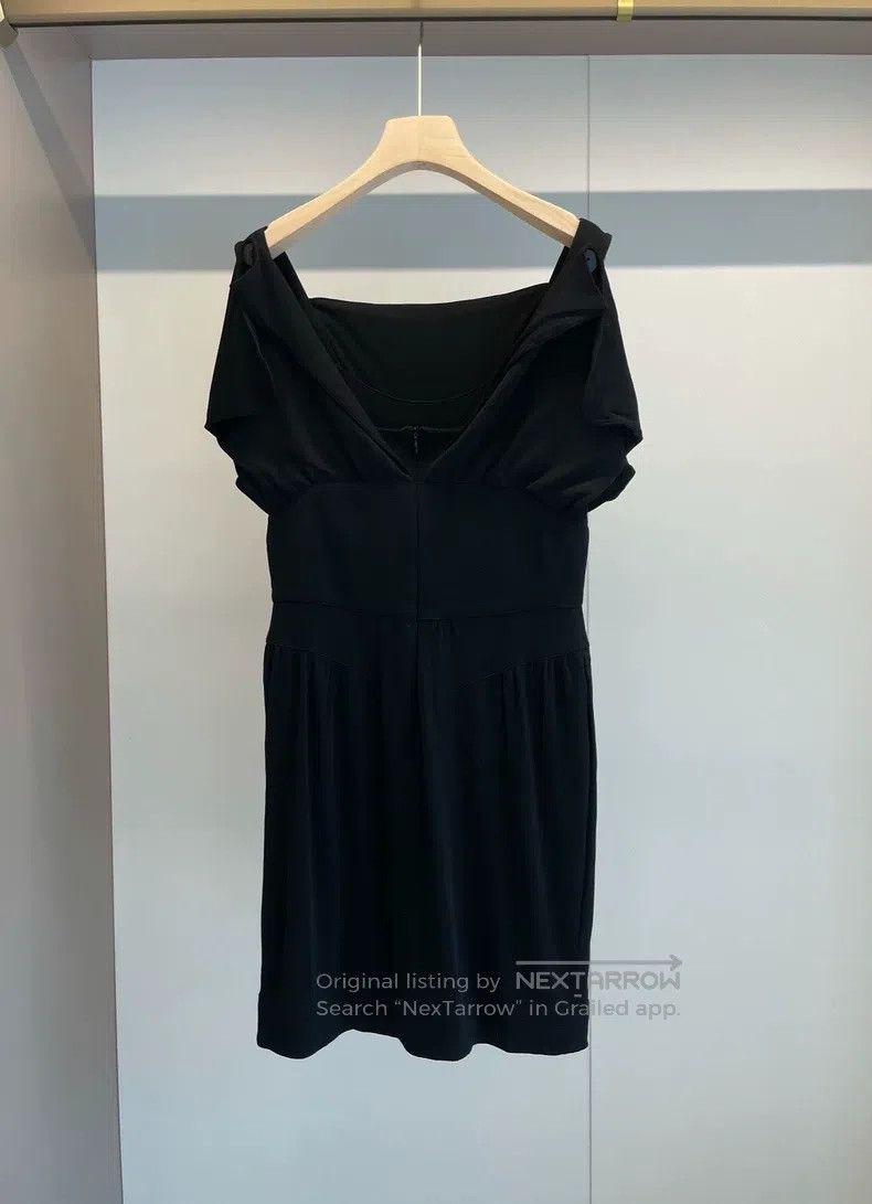 Fendi Fendi Black fiber strapless dress Size S / US 4 / IT 40 - 2 Thumbnail