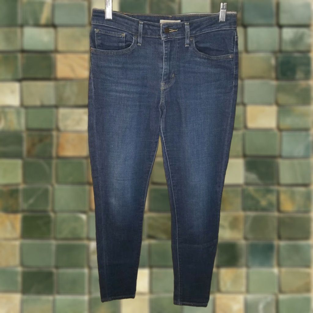 Levi's LEVI'S 721 Jeans Skinny High Rise Womens Jeans 28 32 Blue Women Size 28" / US 6 / IT 42 - 1 Thumbnail