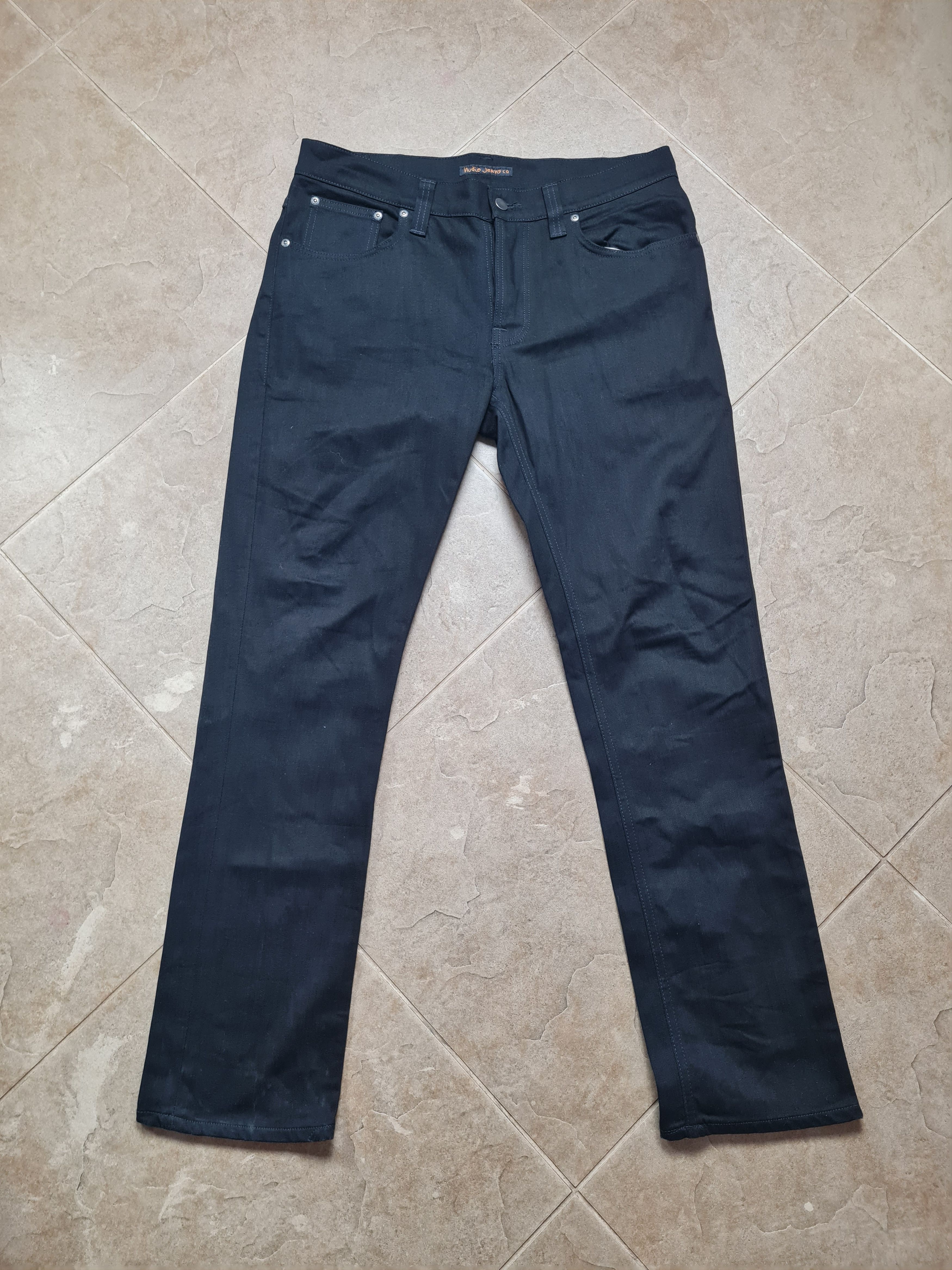Nudie Jeans Vintage Denim Nudie Jeans Brute Knut Dry Cold Black 36/32 Size US 36 / EU 52 - 4 Thumbnail