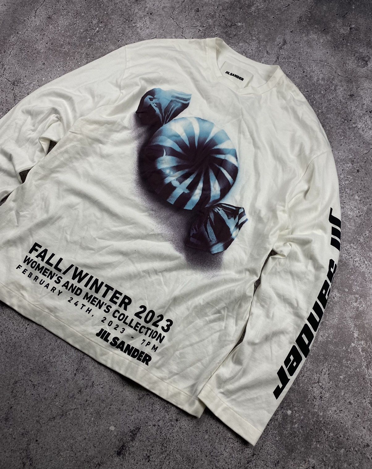 Jil Sander Jil Sander Fall/Winter 2023 graphic print long sleeve Size US L / EU 52-54 / 3 - 2 Thumbnail