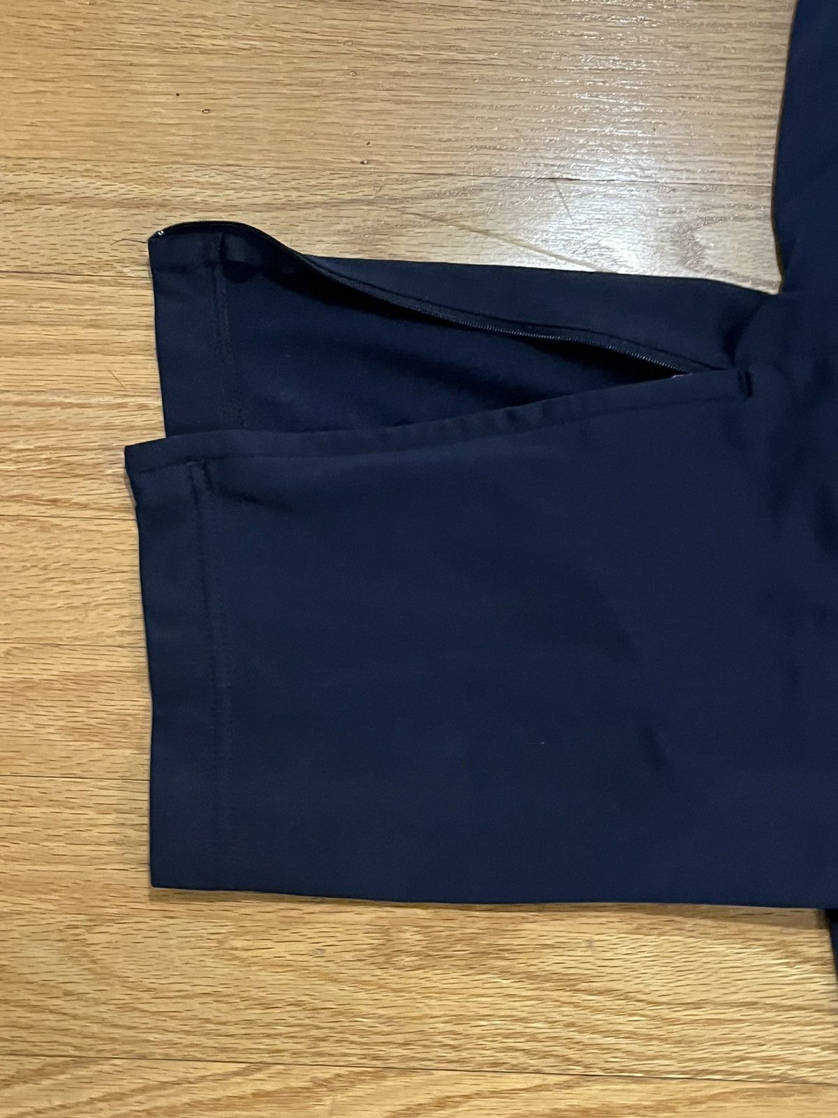 Nike × Vintage Vintage Baggy Navy Blue Nike Trackpants sz L (y2k grunge) Size US 34 / EU 50 - 5 Thumbnail