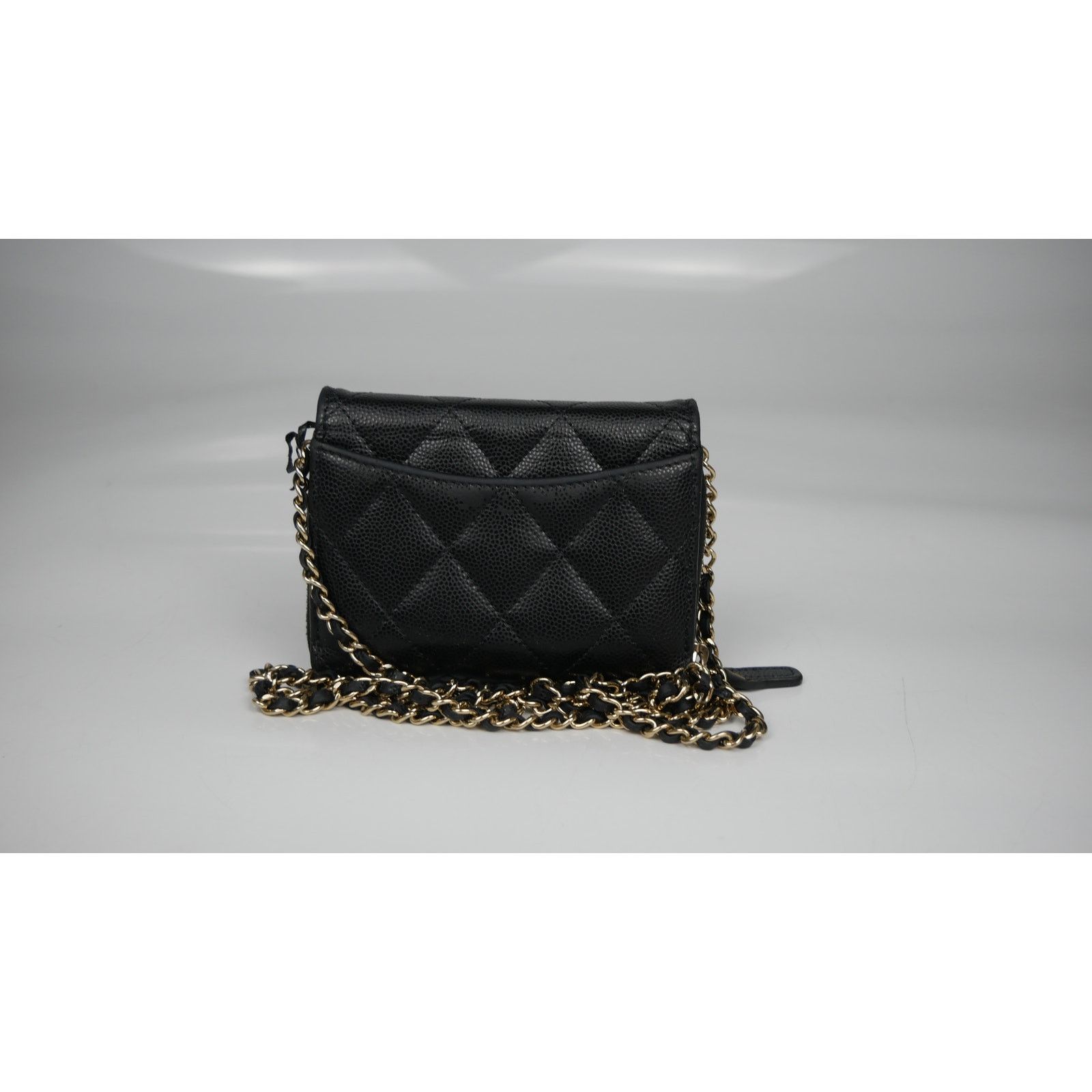 Chanel Chanel Black Caviar Leather Micro Bag Size ONE SIZE - 4 Thumbnail