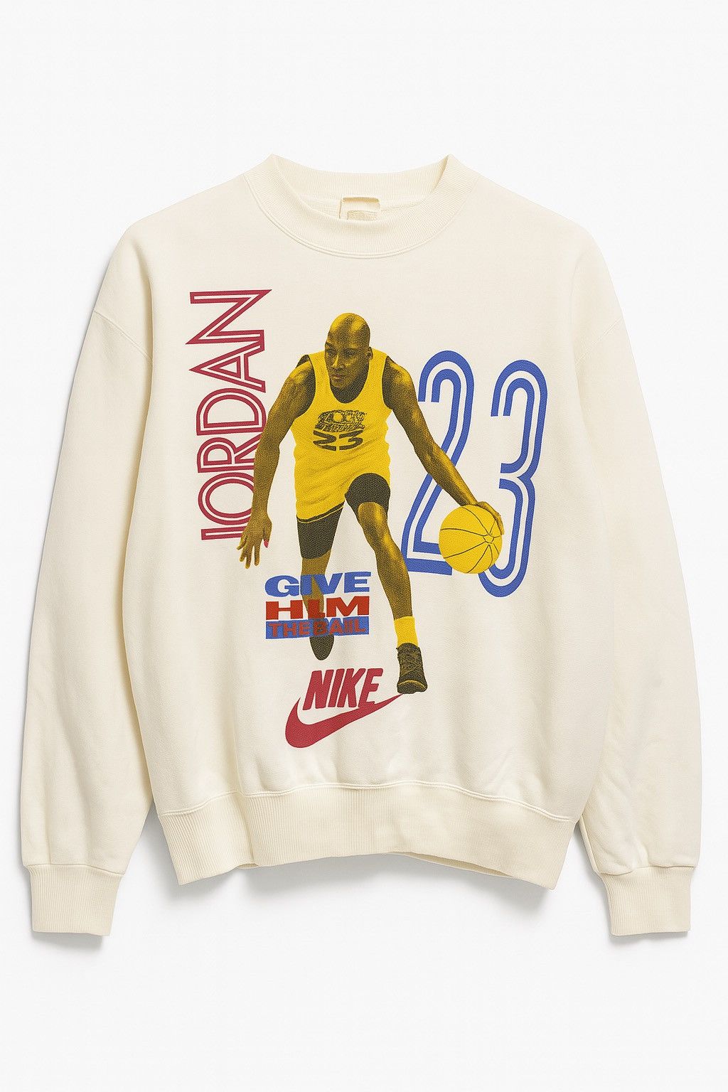 Nike Nike Michael Jordan Sweatshirt “Give Him the Ball” Graphic Size US M / EU 48-50 / 2 - 1 Thumbnail