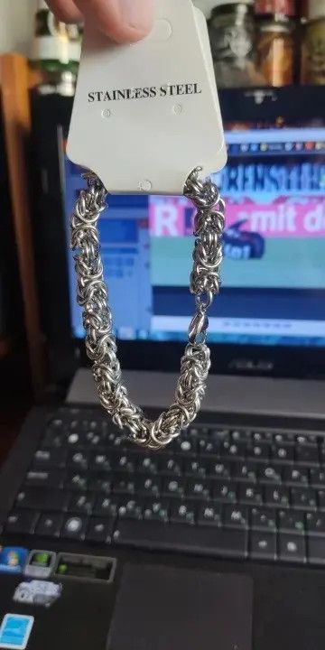 Other 7 MM Width Irregular Chain Bracelets Size ONE SIZE - 4 Thumbnail