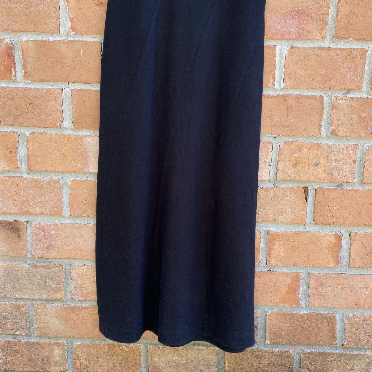 Y's IWISH Elegant Black Fur Maxi Dress Size S / US 4 / IT 40 - 7 Thumbnail