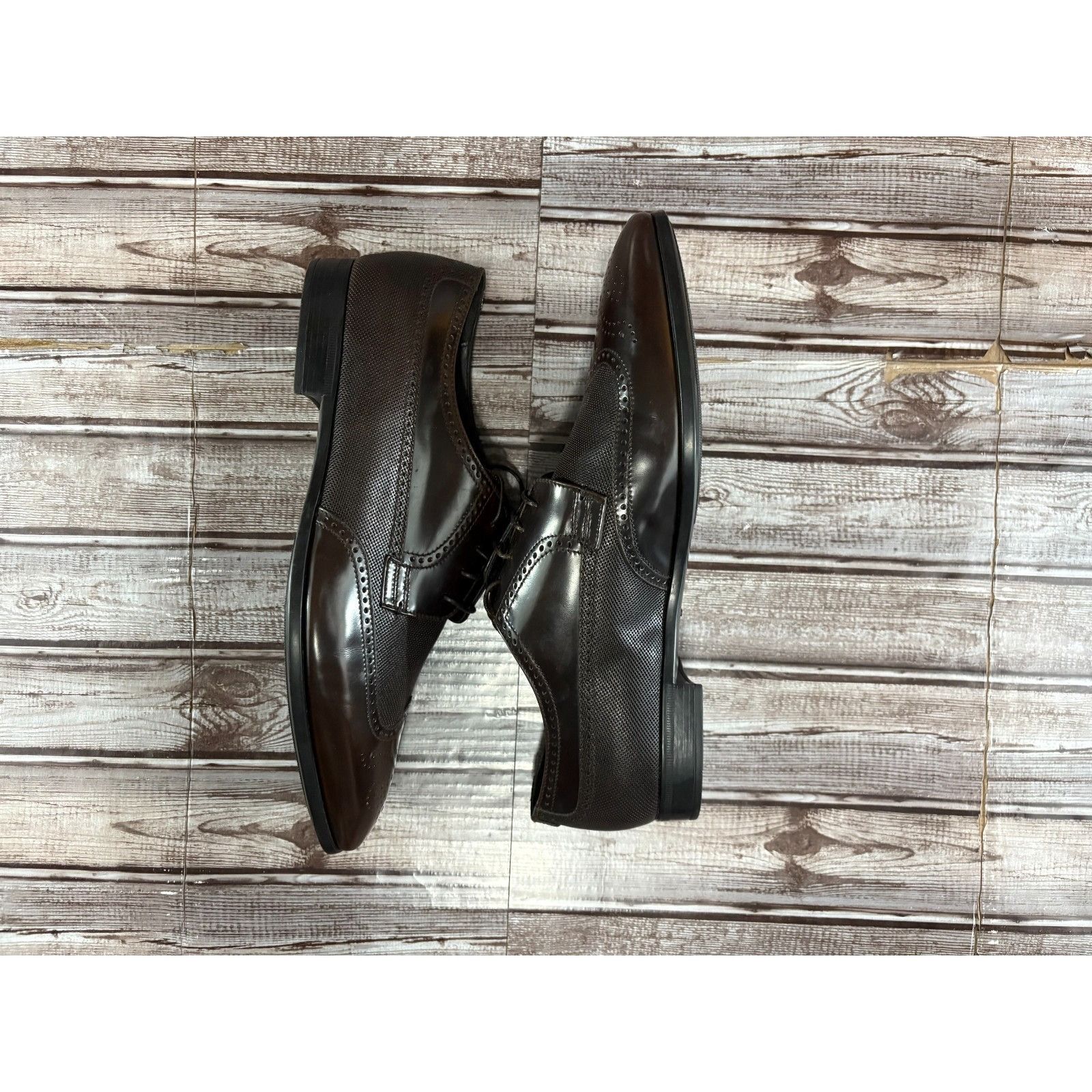 Giorgio Armani Giorgio Armani oxford leathe dress Shoes Size 10 US 44 EU co Size US 10 / EU 43 - 4 Thumbnail