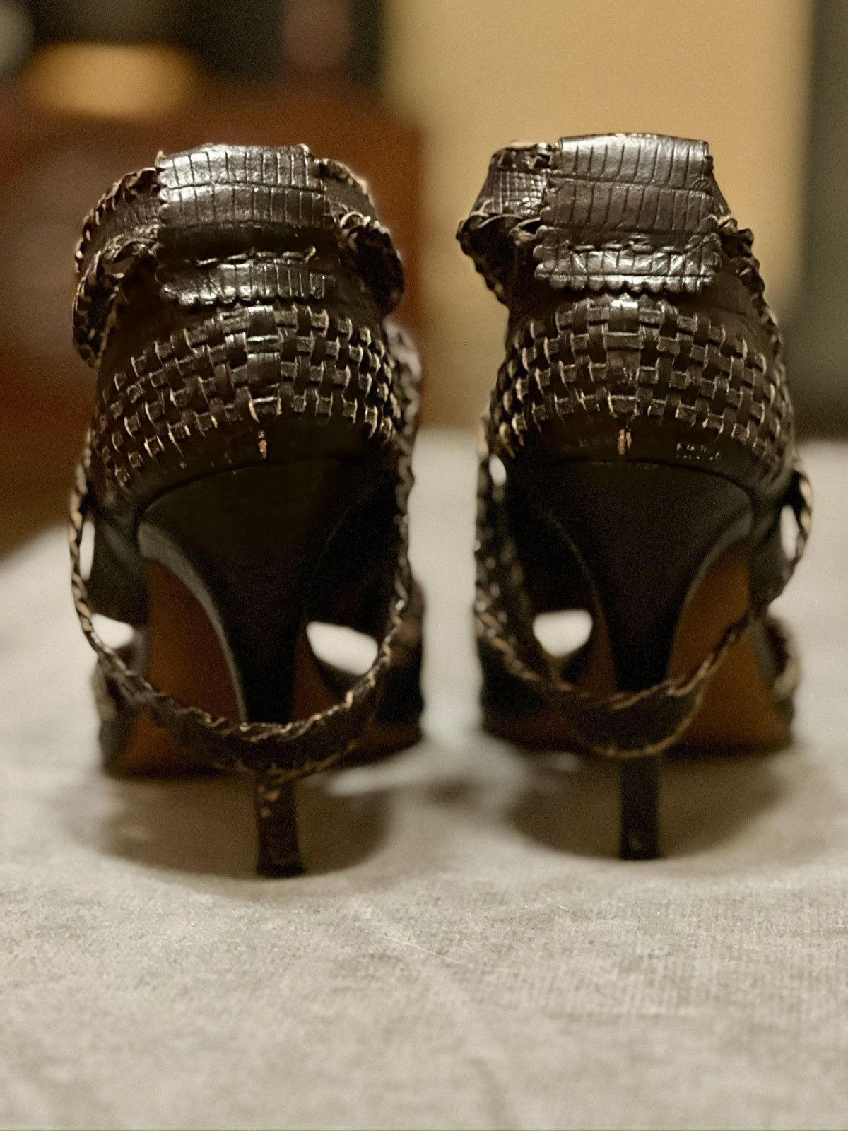 Givenchy Givenchy Crocodile Leather Heels Size US 7.5 / IT 37.5 - 6 Thumbnail