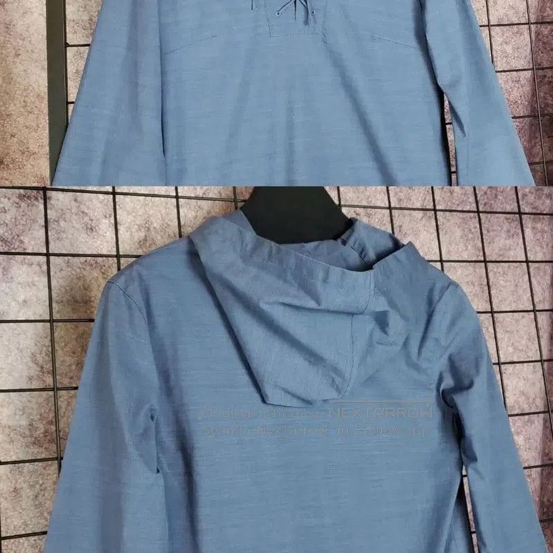 Burberry Burberry Lightweight Blue Hooded Long Sleeve Tee. Size M / US 6-8 / IT 42-44 - 9 Thumbnail