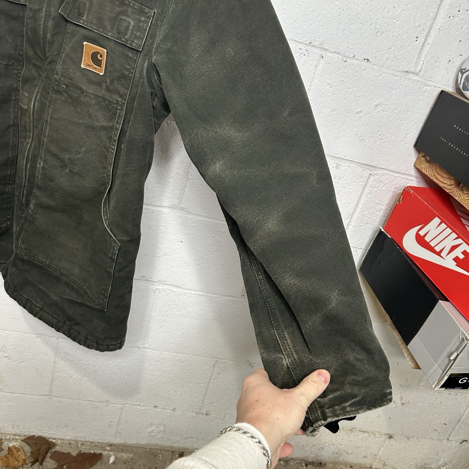 Carhartt Vintage Carhartt Quilted Artic Jacket “Moss Green” C26 MOS Size US L / EU 52-54 / 3 - 8 Thumbnail