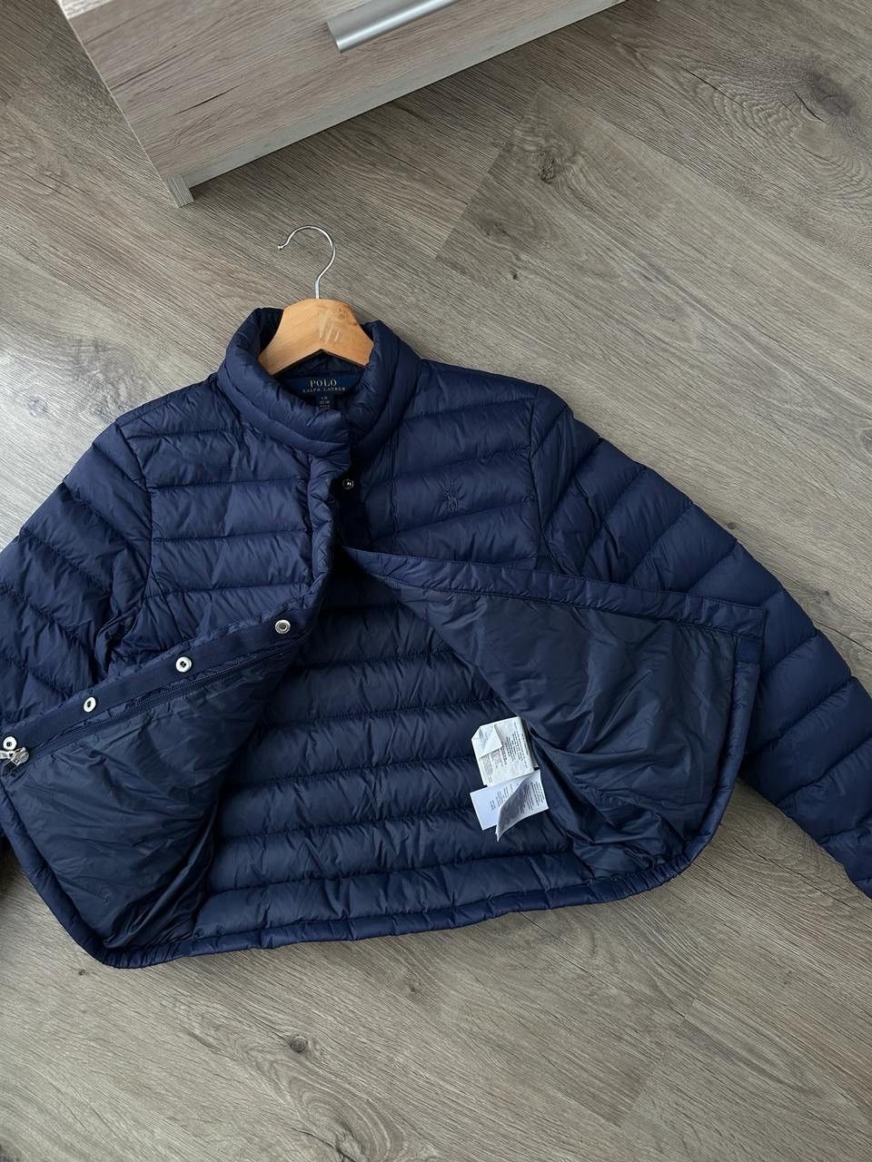 Polo Ralph Lauren × Vintage Vintage Polo Ralph Lauren Navy Micro Puffers Jacket Size US XXS / EU 40 - 7 Thumbnail