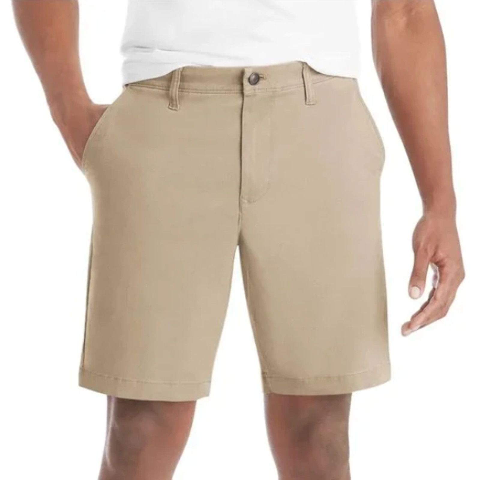 Other Members Mark Men's Everyday Stretch Flat Front Short 40W Size US 40 / EU 56 - 1 Thumbnail