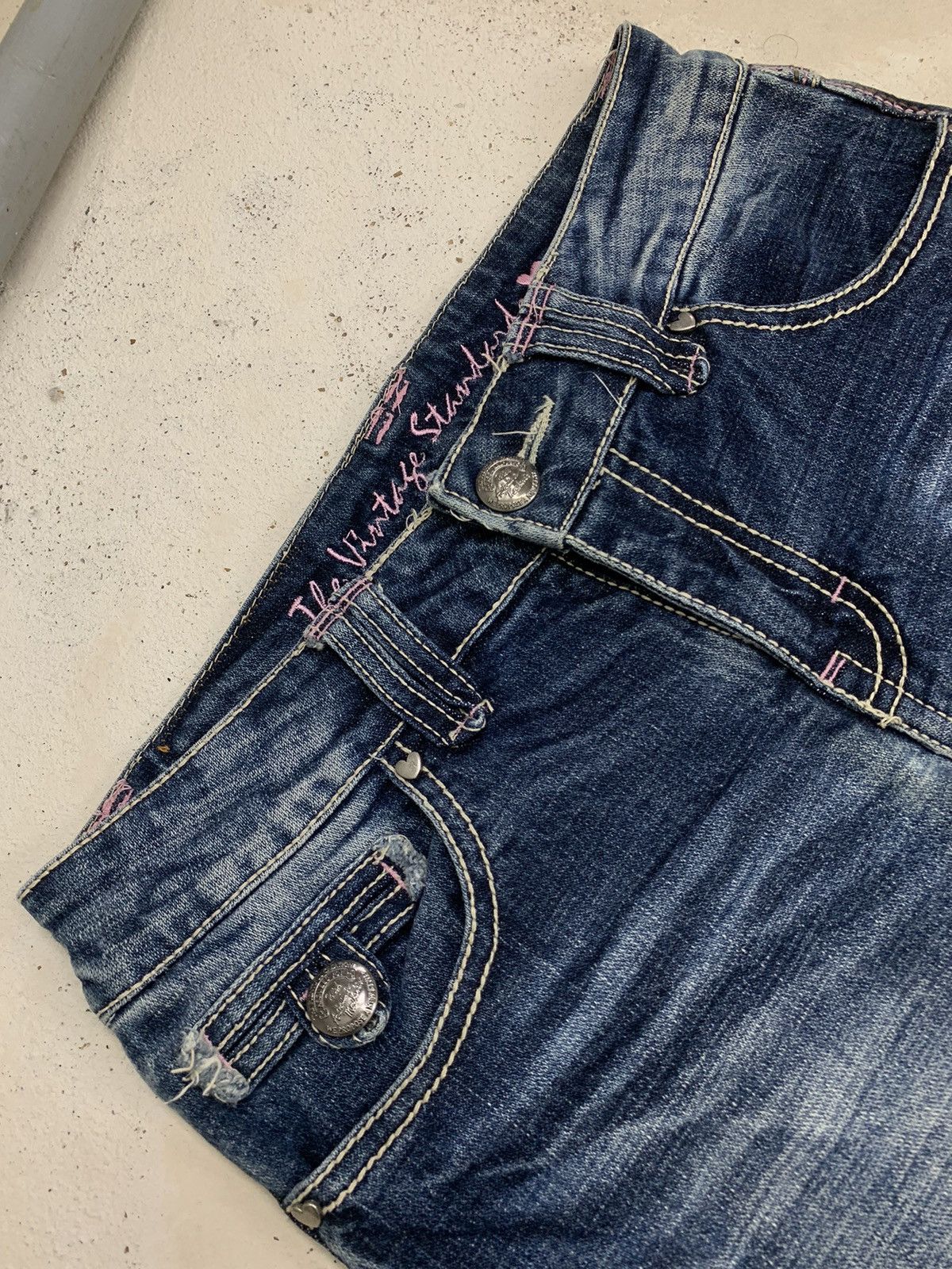 If Six Was Nine × Japanese Brand × Vintage Jessy Logan Vintage Assymetrical Comb Whisker Flare Size US 27 - 10 Thumbnail