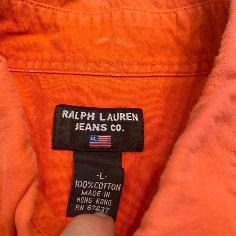 Polo Ralph Lauren Polo Ralph Lauren Jeans Polo Vintage Buttonup Shirt Men Larg Size US L / EU 52-54 / 3 - 3 Thumbnail