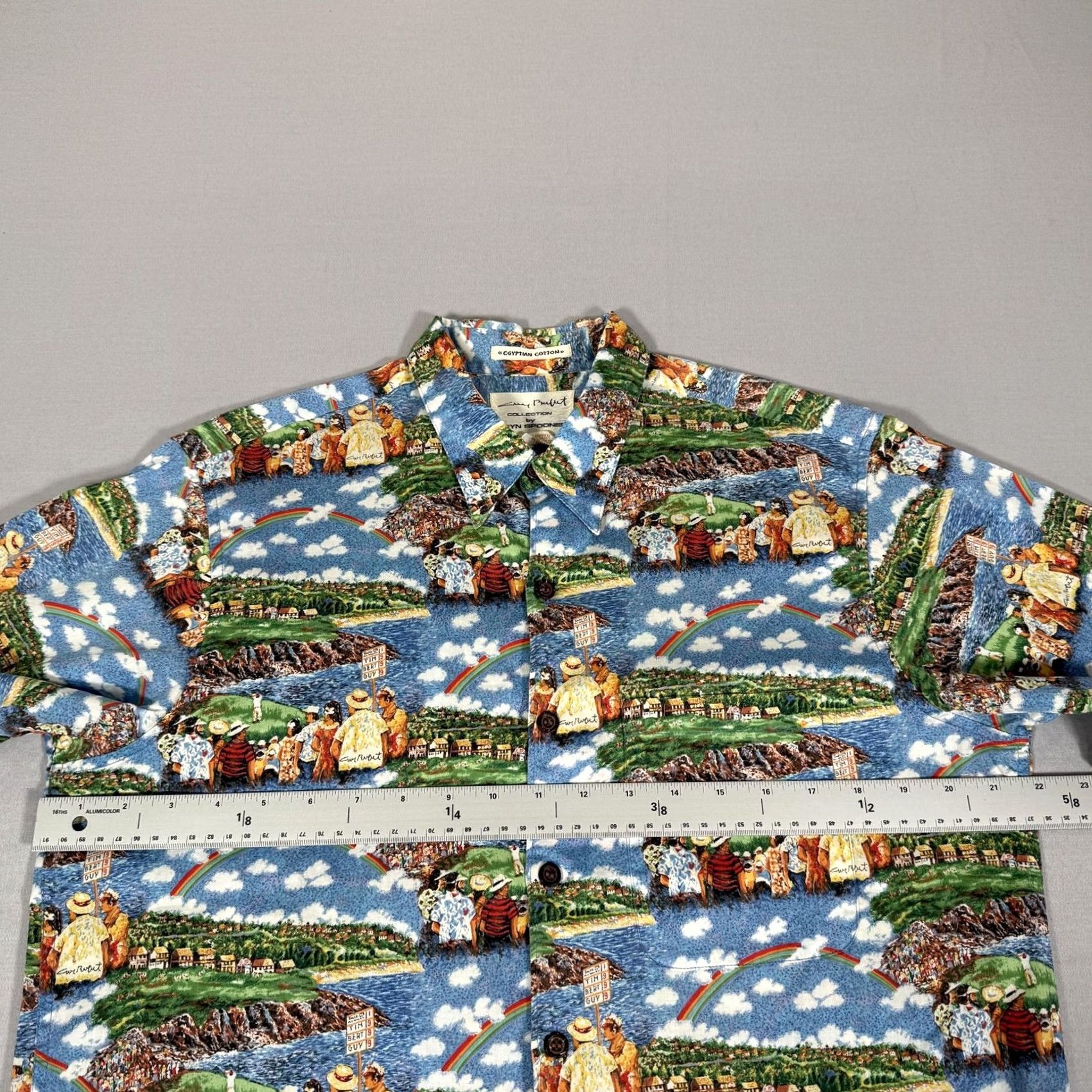 Reyn Spooner Reyn Spooner Shirt Mens M Blue Hawaiian Button-Up Graphic Print Golf Beach Size US M / EU 48-50 / 2 - 5 Thumbnail