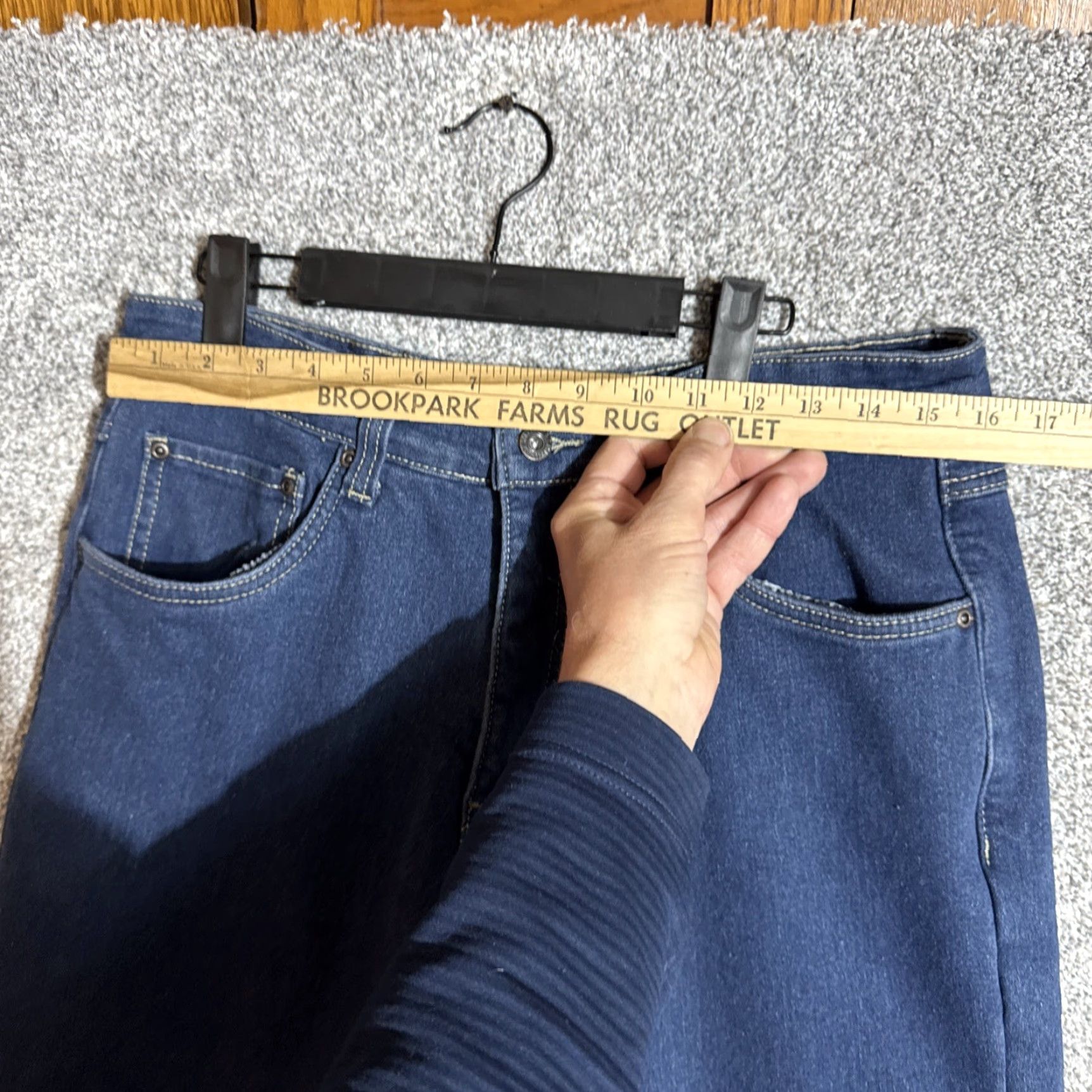 Vintage VINTAGE Smiths Workwear Jeans Men Size 34x34 Straight Fit Streetwear 90s Revival Blue Cotton Polyester Spandex 5-Pocket Mens Size US 34 / EU 50 - 3 Thumbnail