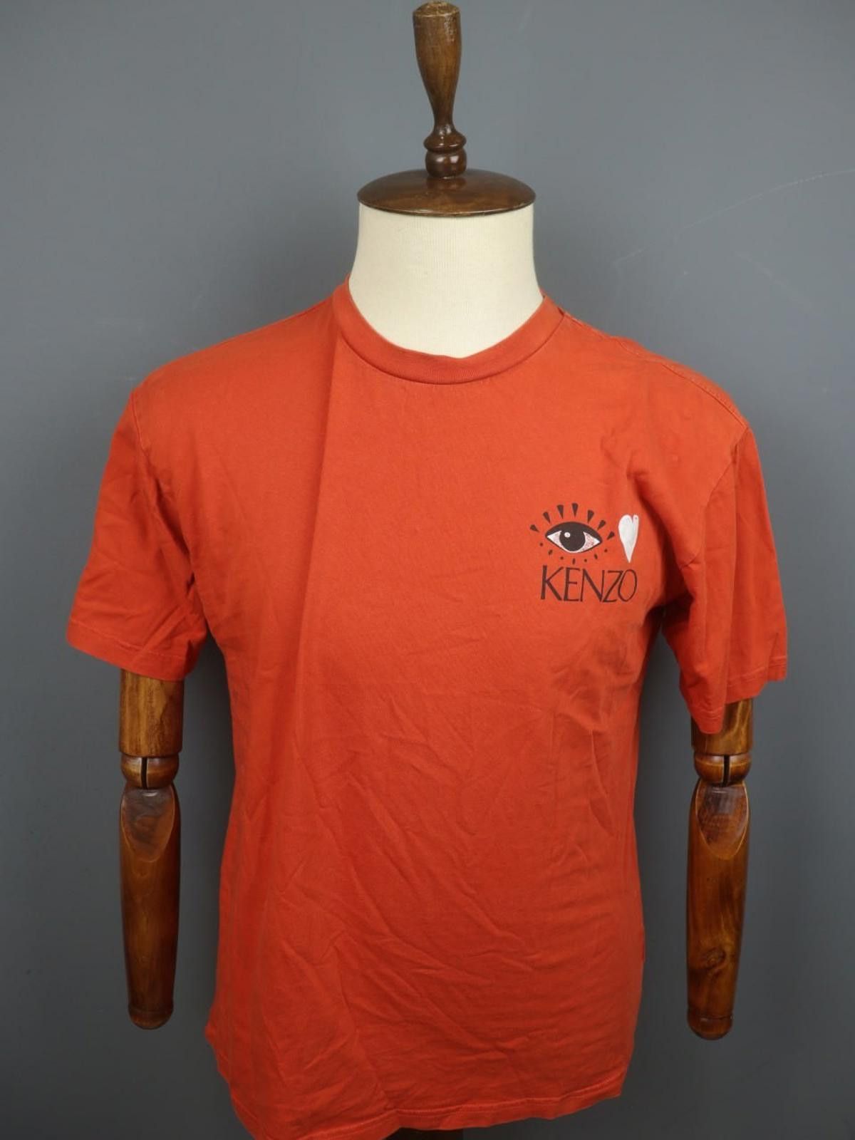 Kenzo Kenzo Orange Crew Neck Casual Pullover Tee Shirt Size M Size US M / EU 48-50 / 2 - 1 Thumbnail