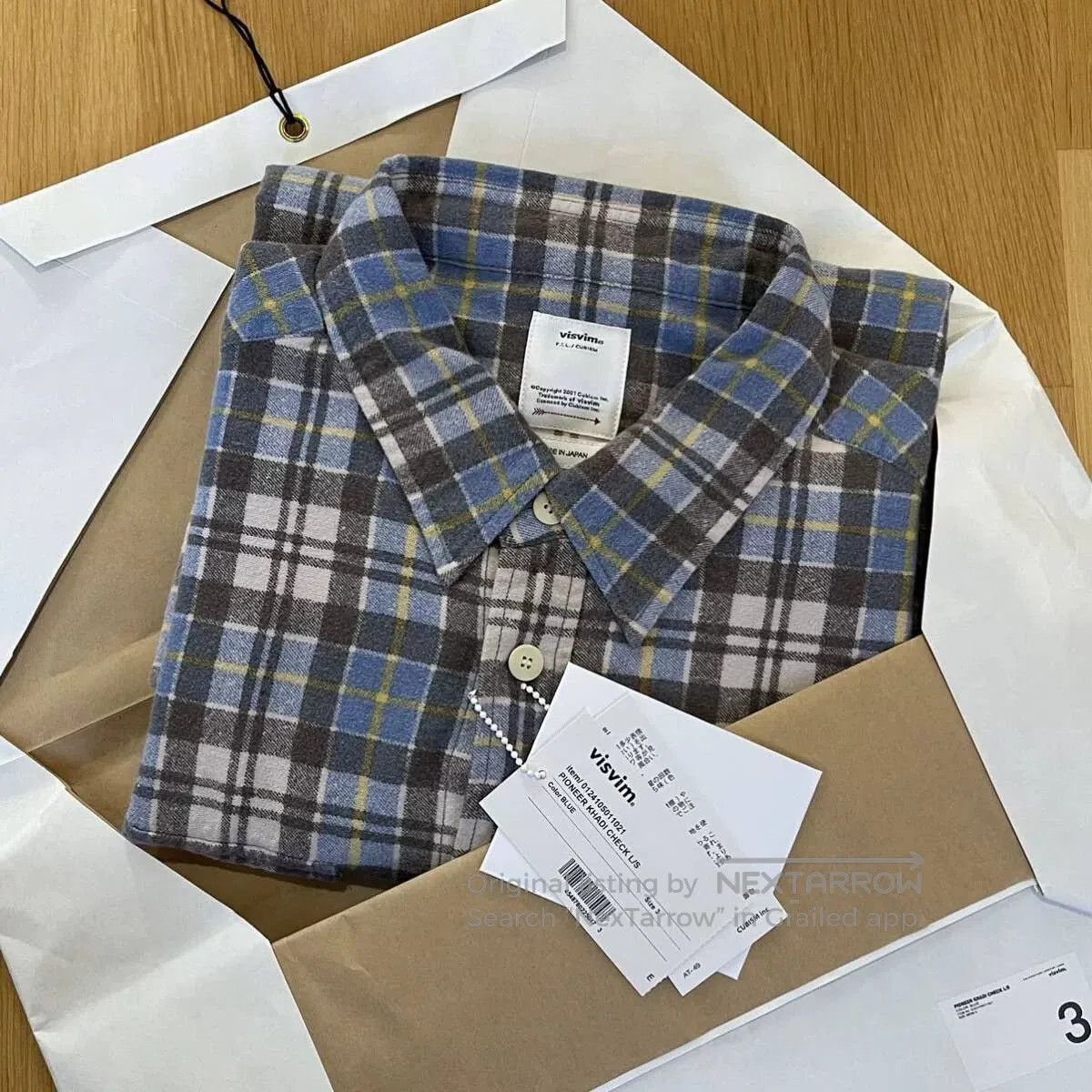 Visvim 24ss visvim PIONEER KHADI CHECK L/S. Size US M / EU 48-50 / 2 - 2 Thumbnail