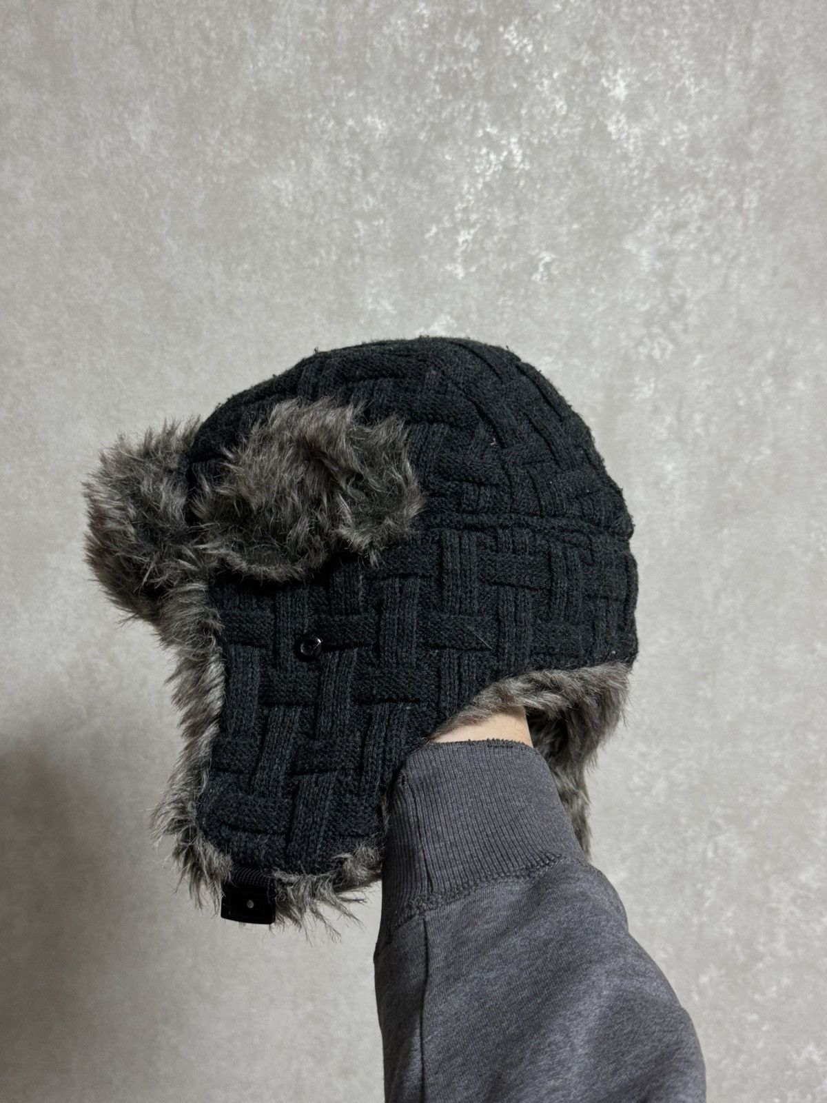 Japanese Brand × Vintage Vintage Hype Trapper Fur Y2K Fluffy Hat Ushanka Faux USA Size ONE SIZE - 6 Thumbnail