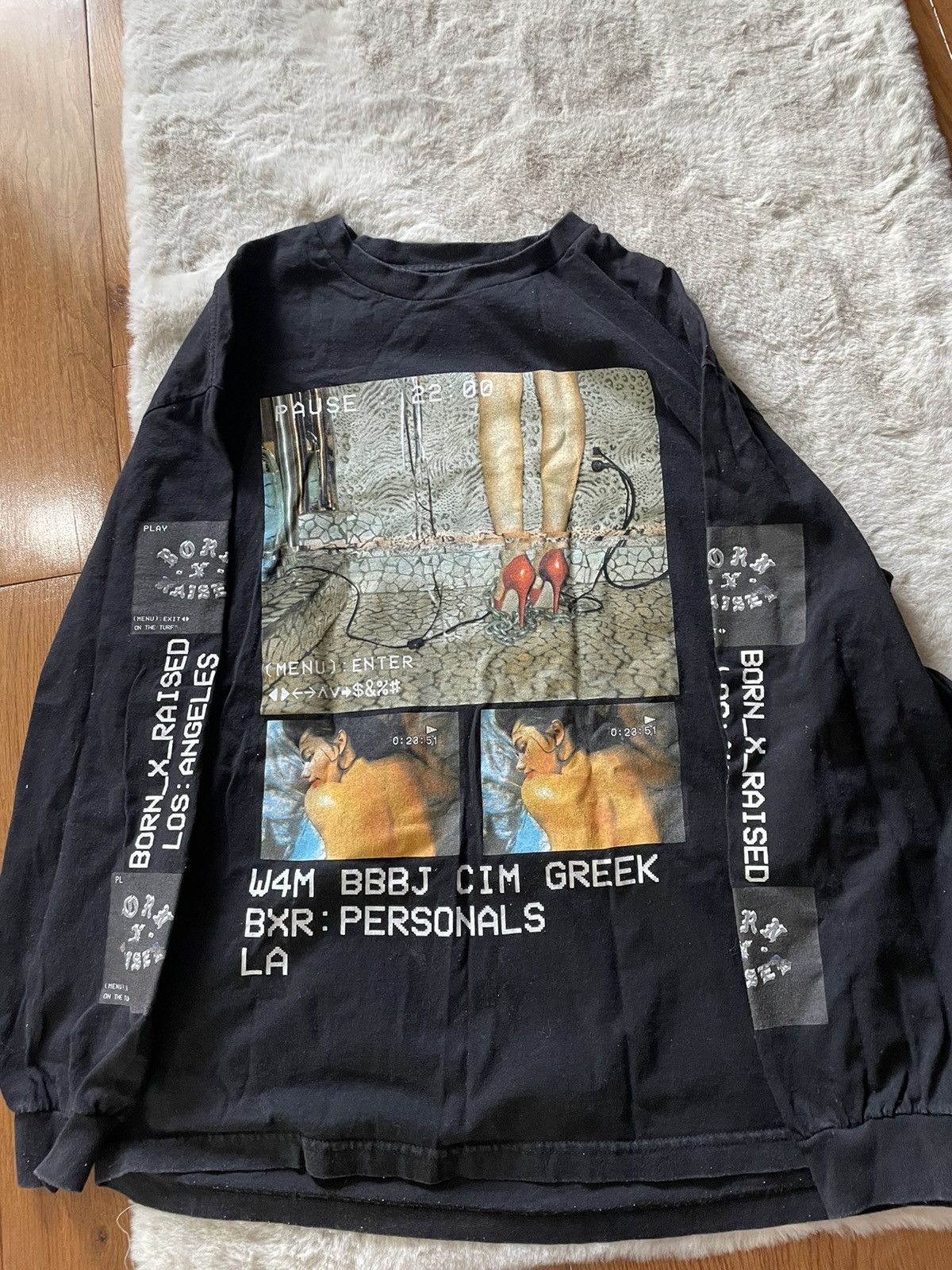 Born X Raised Born x Raised BBBJ CIM GREEK Long Sleeve Tee | Grailed