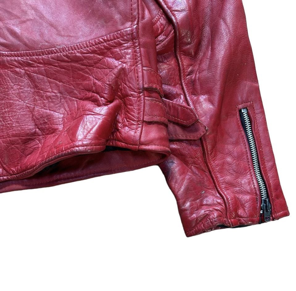 Branded Leather Vtg Branded Garments Double Collar Leather Jacket Size US S / EU 44-46 / 1 - 13 Thumbnail