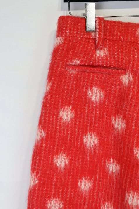 Marni o1rshd1 Tulip Wool Trouser with Brushed Dot in Red Size US 32 / EU 48 - 11 Thumbnail