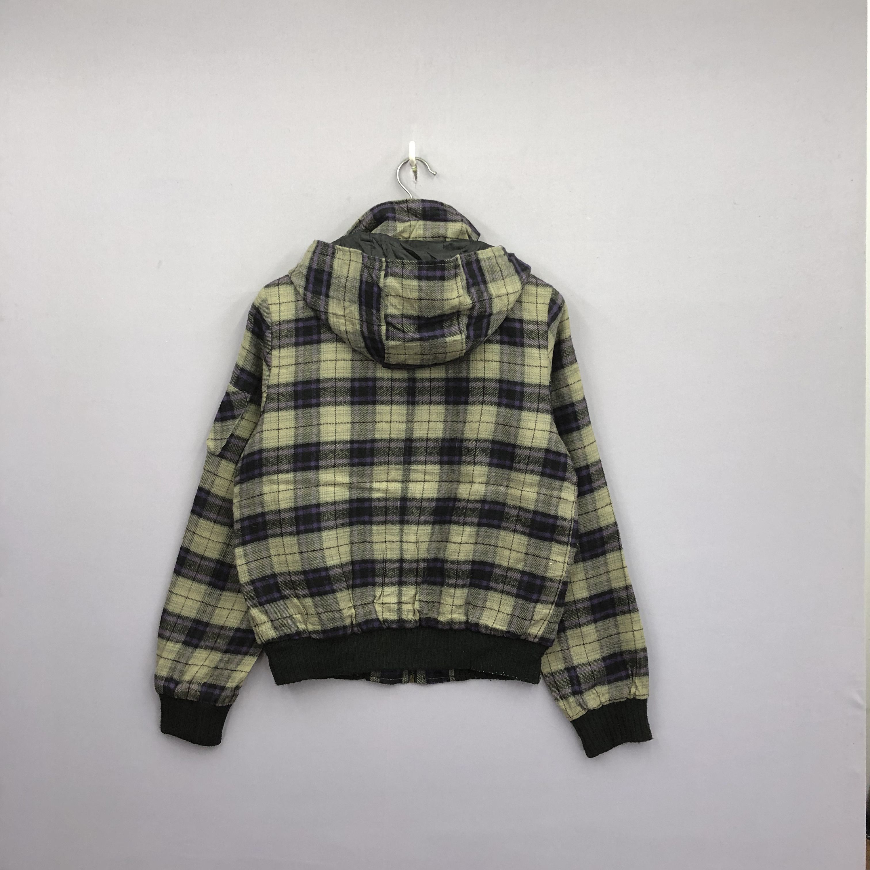 Japanese Brand 90s Riche Glamour Tartan Jacket Japanese Checkered Jackets Size US M / EU 48-50 / 2 - 2 Thumbnail