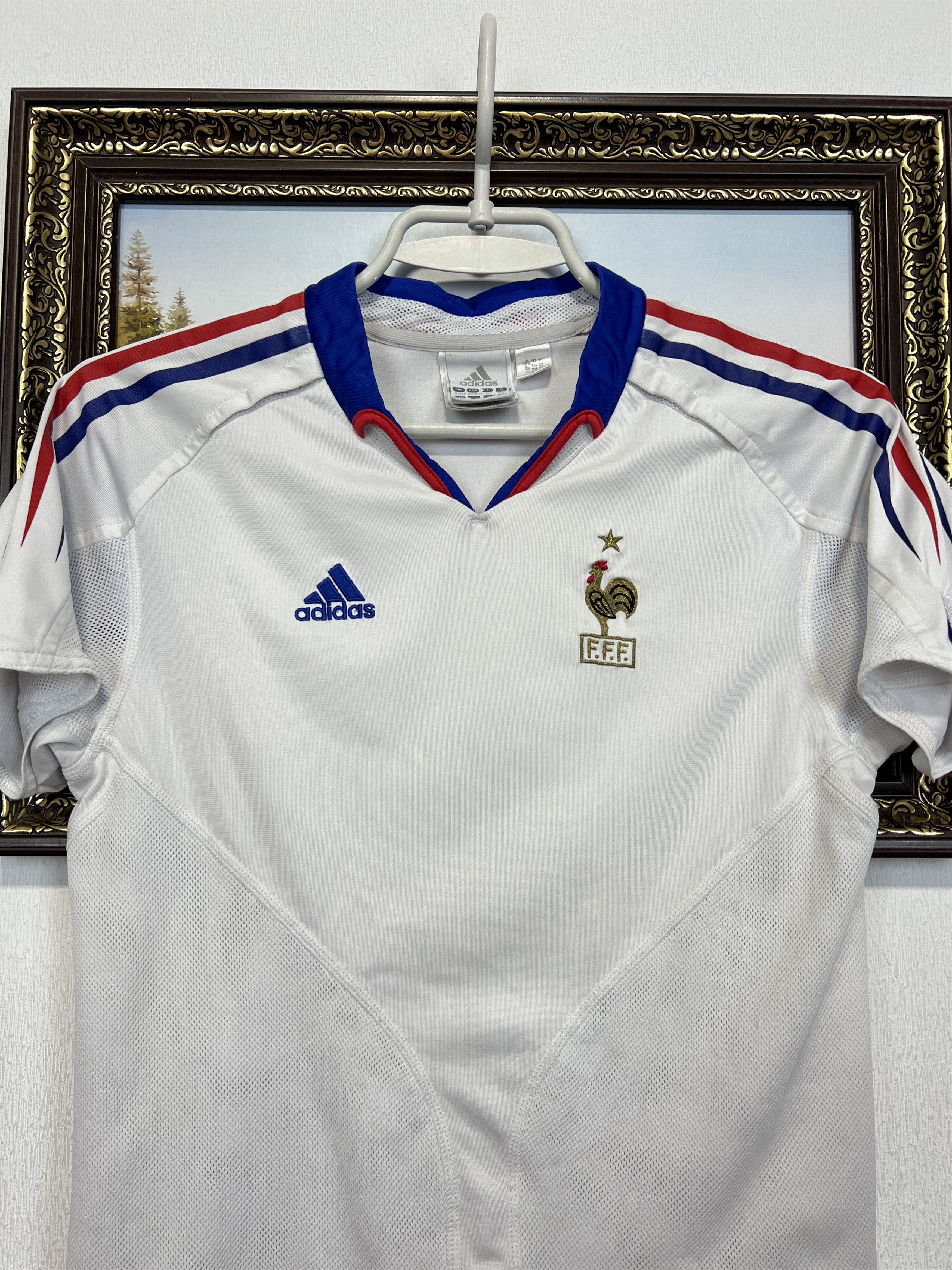 Adidas France Away football shirt Soccer Jersey Trikot Size Boys M Size US XXS / EU 40 - 2 Thumbnail