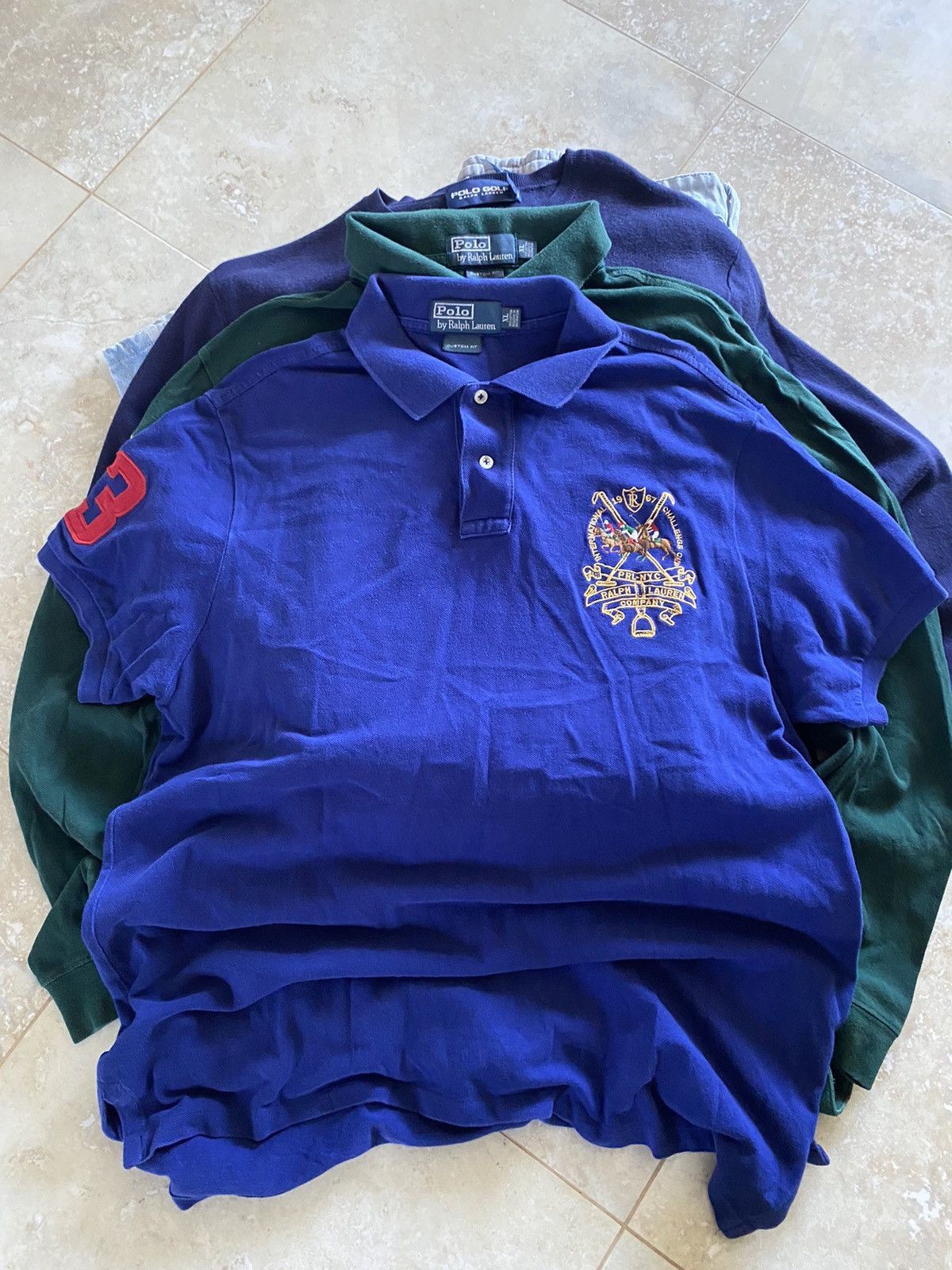 Polo Ralph Lauren Vintage Polo Ralph Lauren Y2k Big Logo Rare Polo T-shirt Size US XL / EU 56 / 4 - 1 Thumbnail