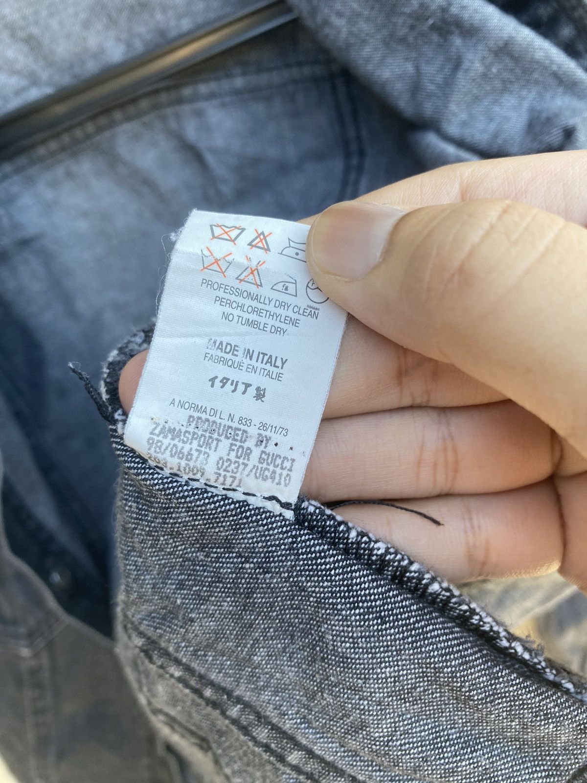 Gucci Gucci by Tom Ford 90s Jeans Jacket Size XS / US 0-2 / IT 36-38 - 7 Thumbnail