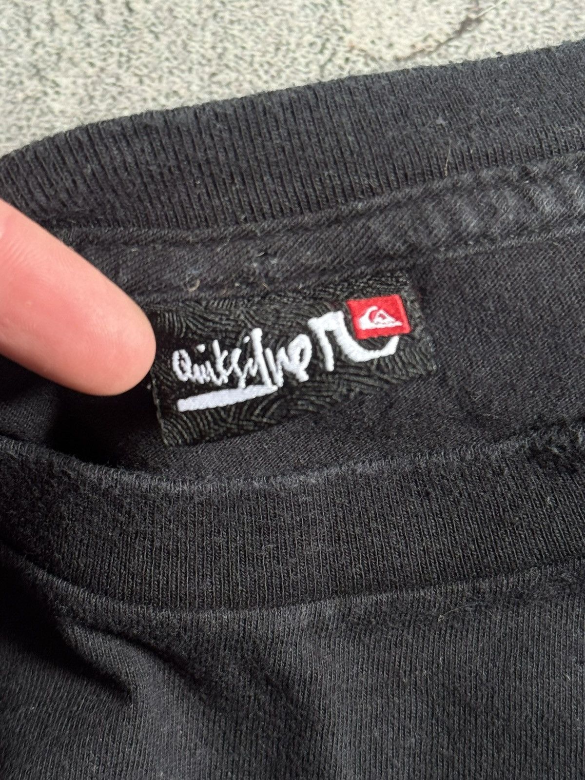 Quiksilver Quiksilver Quicksilver big logo surf tee tshirts long sleeve Size US L / EU 52-54 / 3 - 14 Thumbnail