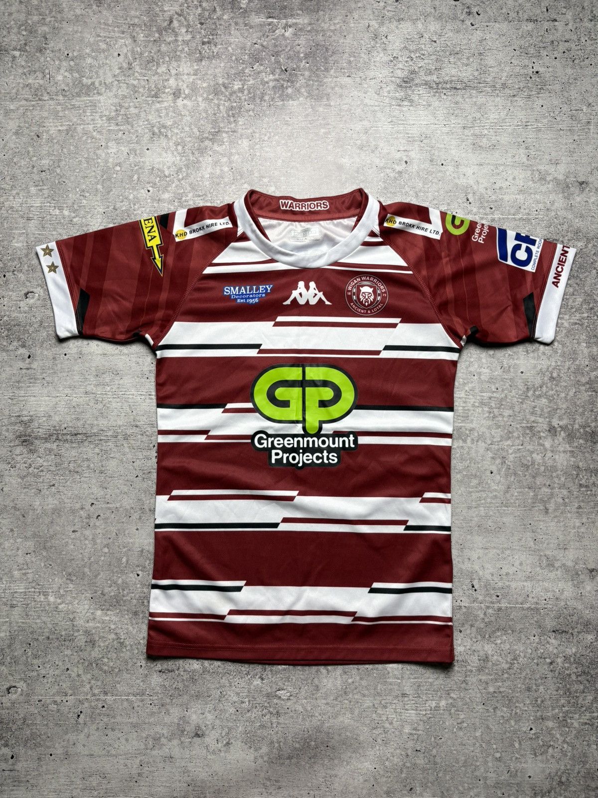 Kappa Squad Signed Wigan Warriors 2025 Home Shirt Size US S / EU 44-46 / 1 - 1 Thumbnail