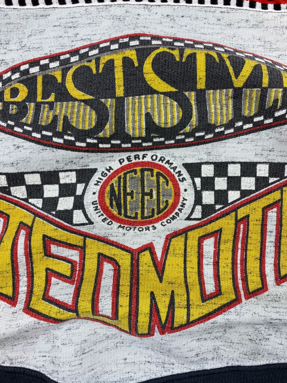 Vintage 1990’s Vintage Racing United Motors Boxy Sweatshirt Size US XL / EU 56 / 4 - 4 Thumbnail