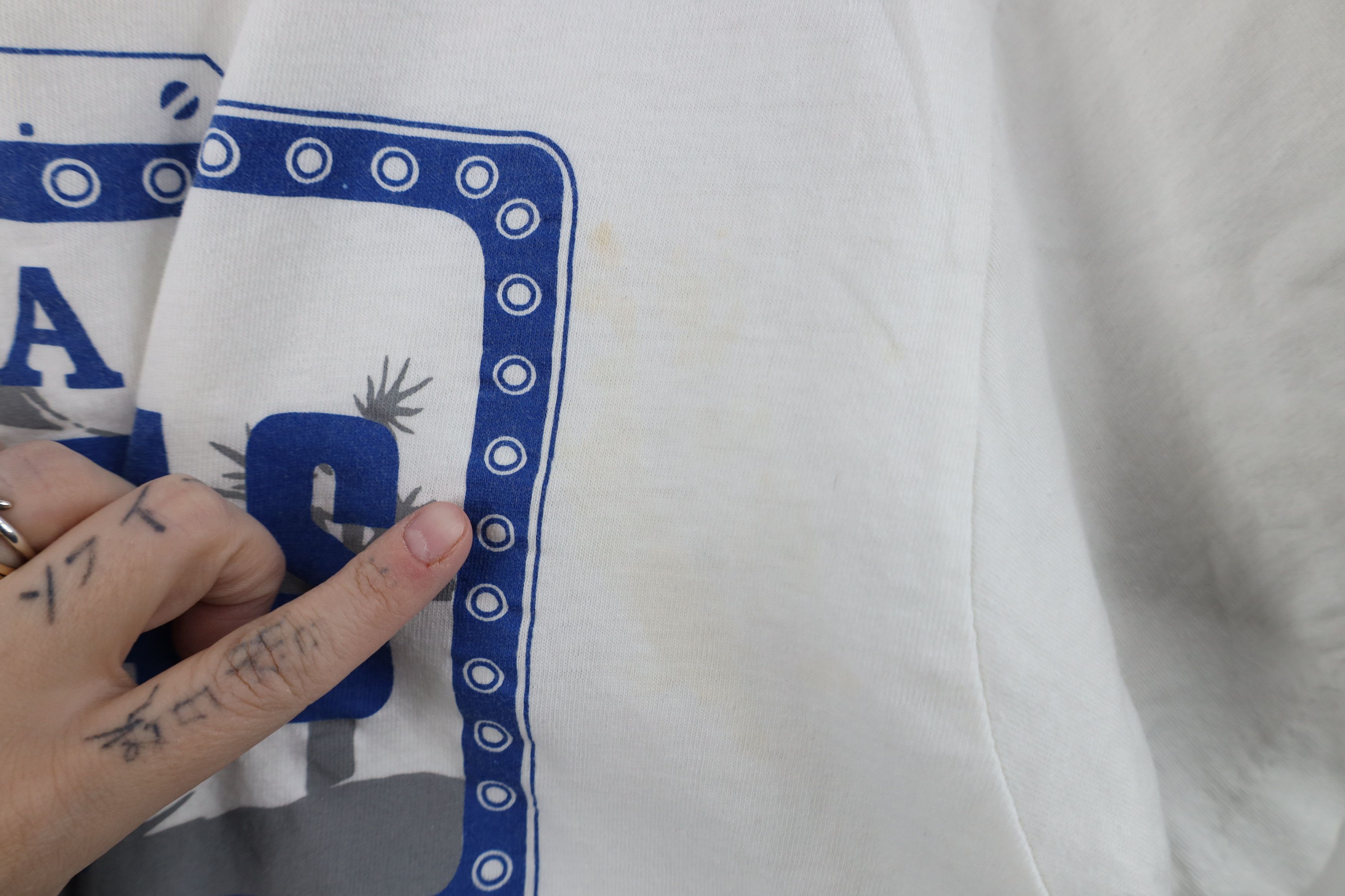 Vintage Vintage 90s Streetwear Nevada Las Vegas License T-Shirt Size US XL / EU 56 / 4 - 5 Thumbnail