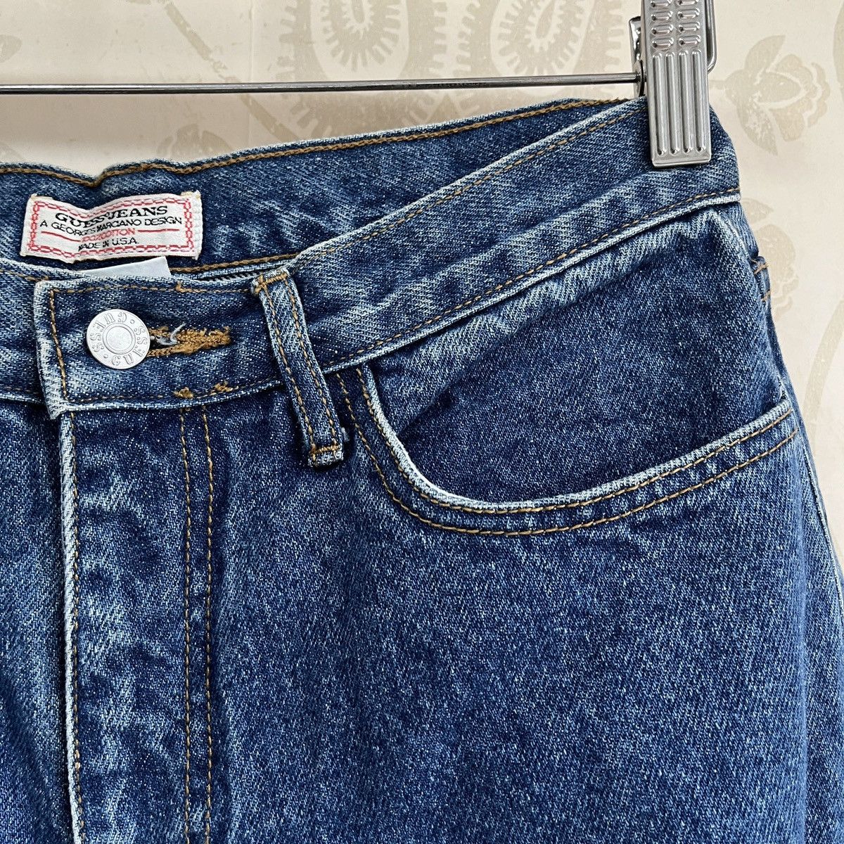 Guess × Seditionaries Vintage Flare GUESS Boot Cut Leg 1990s USA Denim Size US 30 / EU 46 - 7 Thumbnail