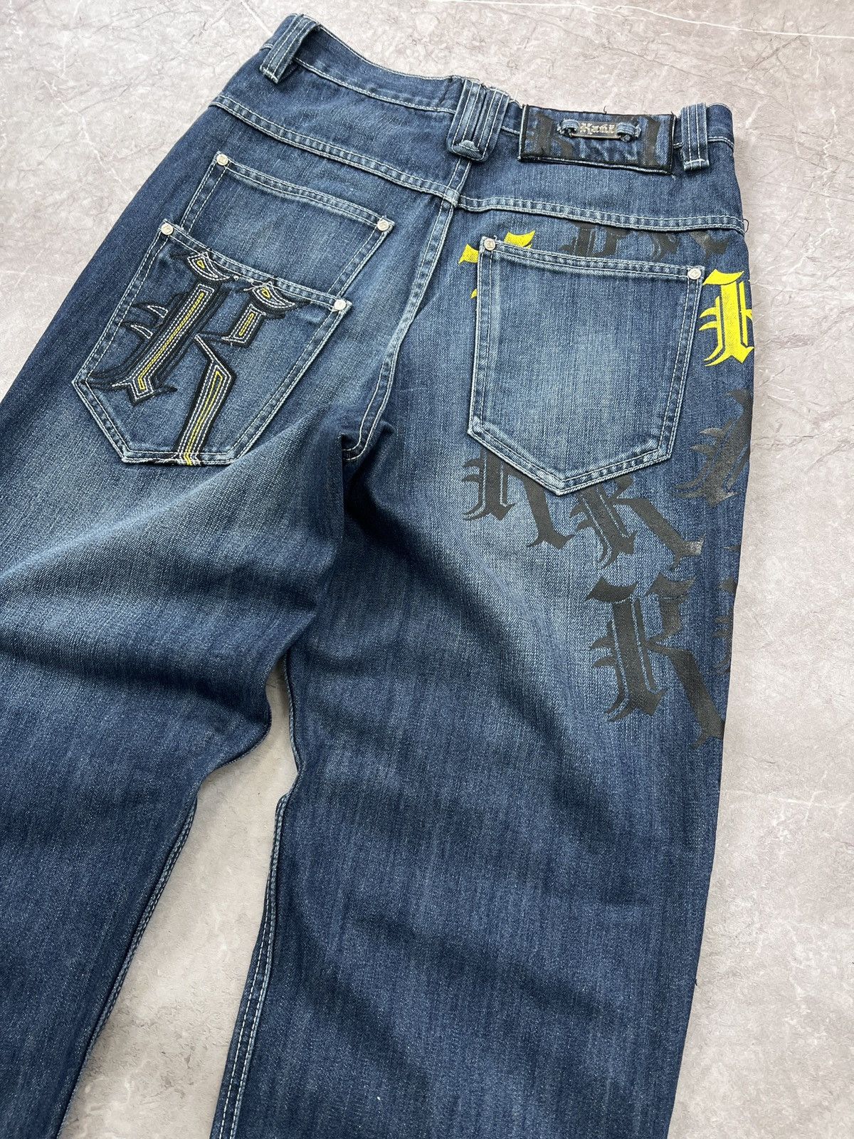 Karl Kani × Wu-Tang Clan Rap skater distressed baggy Karl Kani Jeans pants Size US 30 / EU 46 - 14 Thumbnail