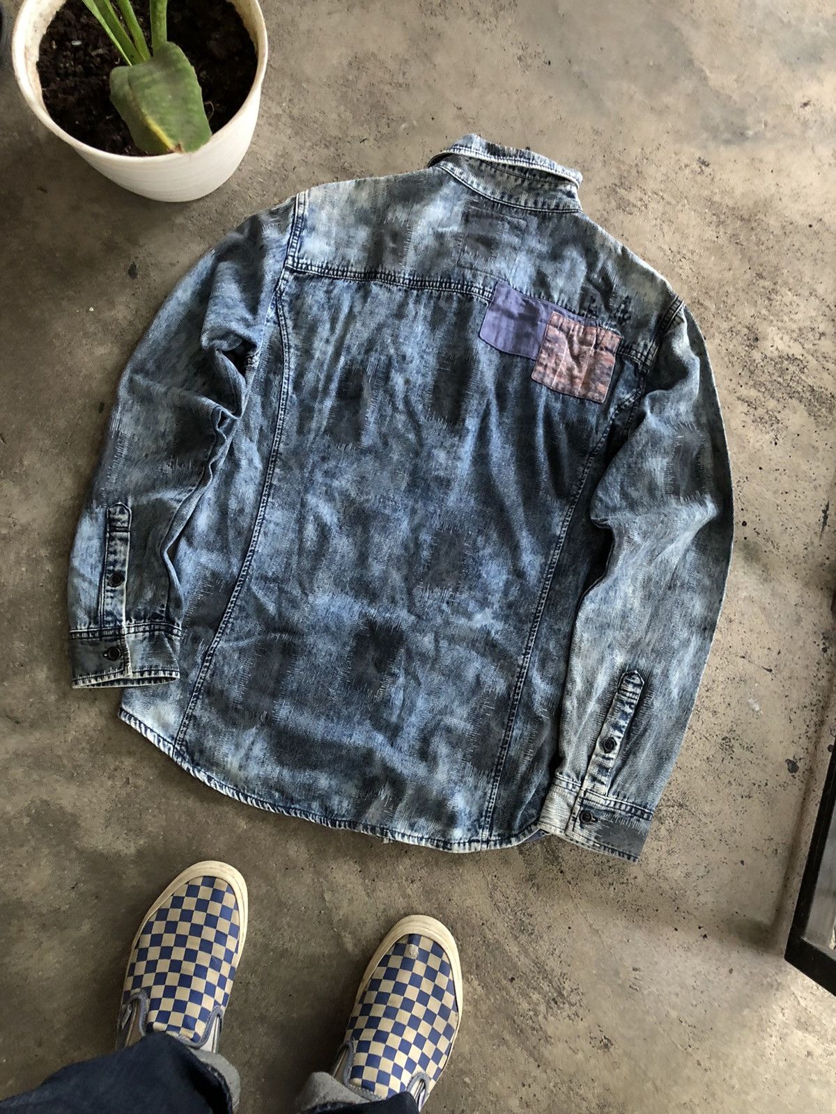 If Six Was Nine × Japanese Brand × Le Grande Bleu (L.G.B.) JAPANESE BUCKAROO BUTTONSHIRT PATCHWORK KAPITALSTYLE Size US L / EU 52-54 / 3 - 8 Thumbnail