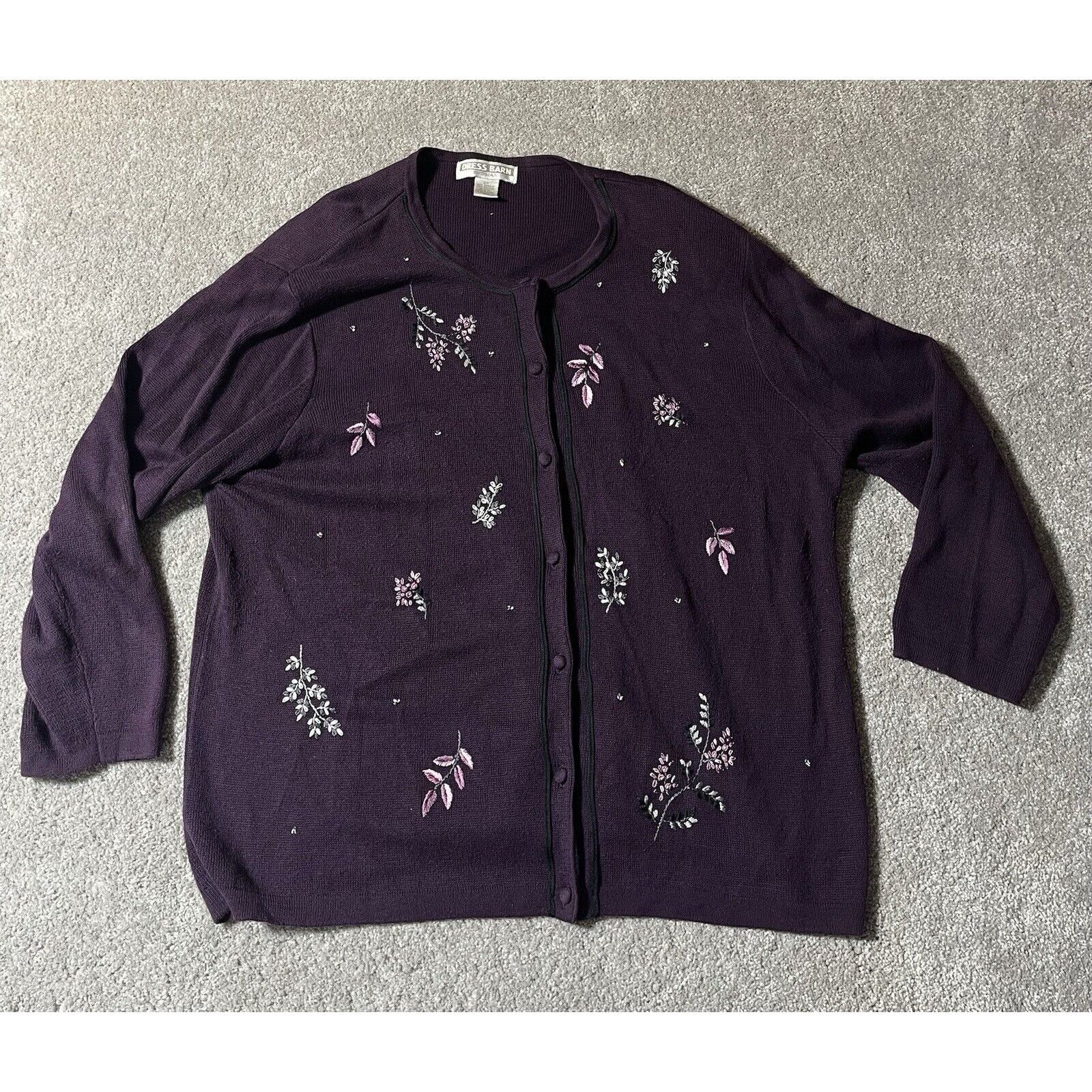 Other Vintage Dressbarn Sweater Womens Plus 3X Shoulder Pads Size 3XL / US 20-22 - 1 Thumbnail
