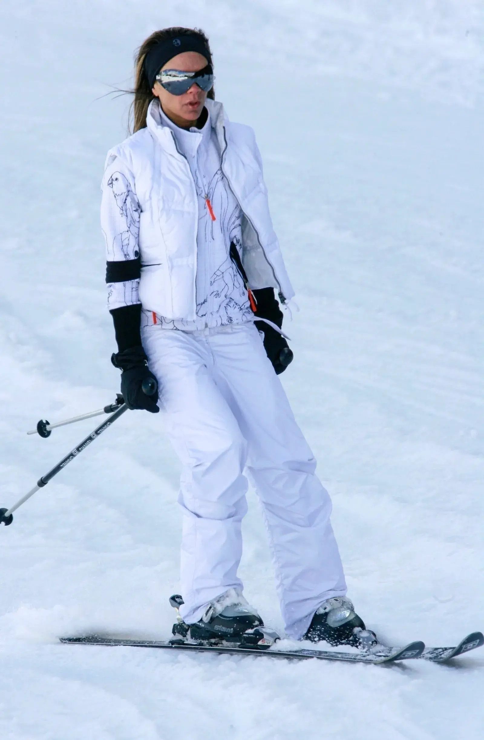 Dior DIOR Sunglasses Ski 1 White Logo Mask Shield GALLIANO Size ONE SIZE - 6 Thumbnail